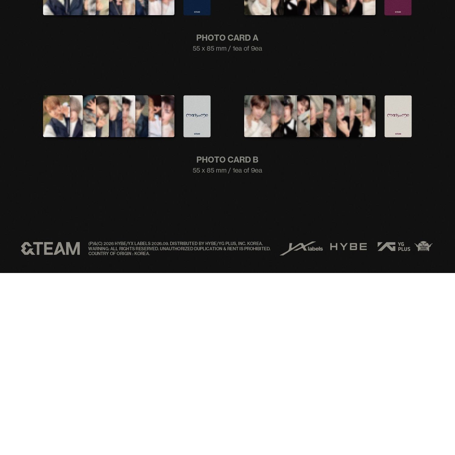 &TEAM - KR 2nd Mini Album 'Mark on Me' (Photobook ver.) album — detail 6 of 6