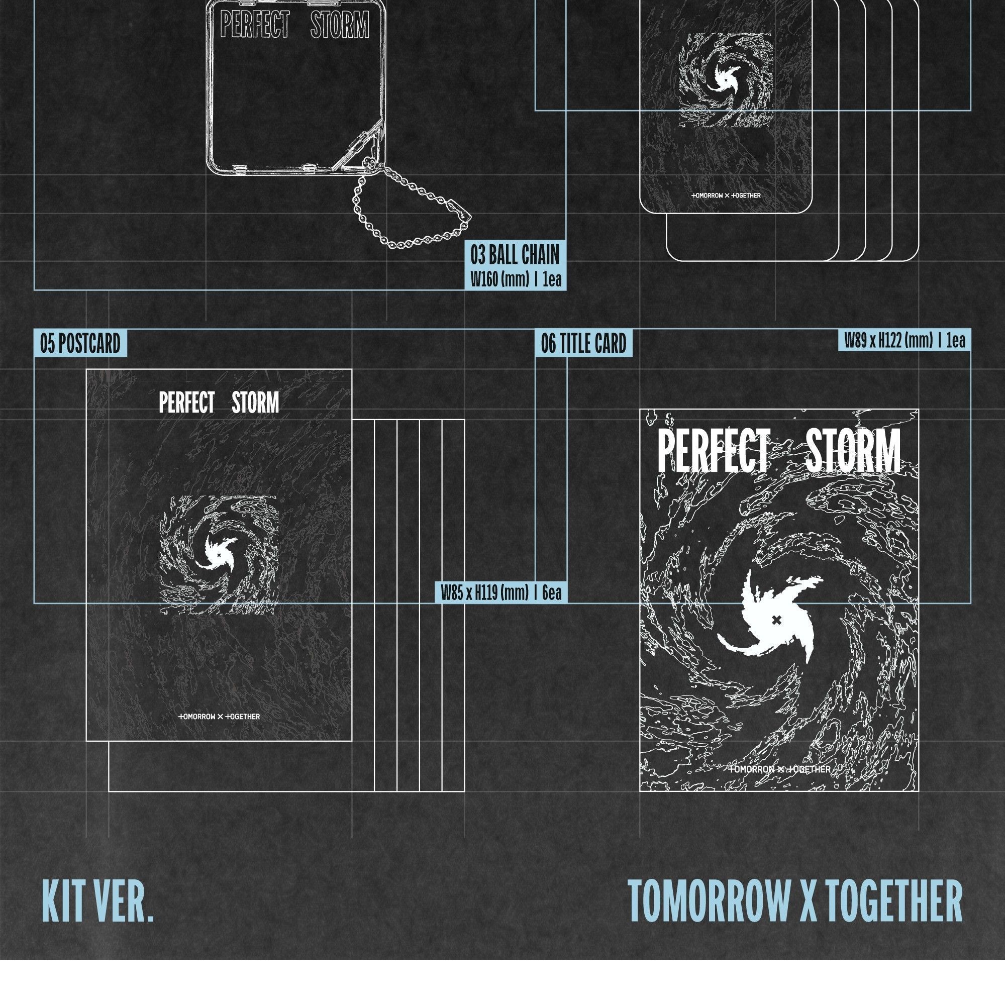 TOMORROW X TOGETHER - 9TH MINI ALBUM [PERFECT STORM] (KIT ver.) album — detail 2 of 2