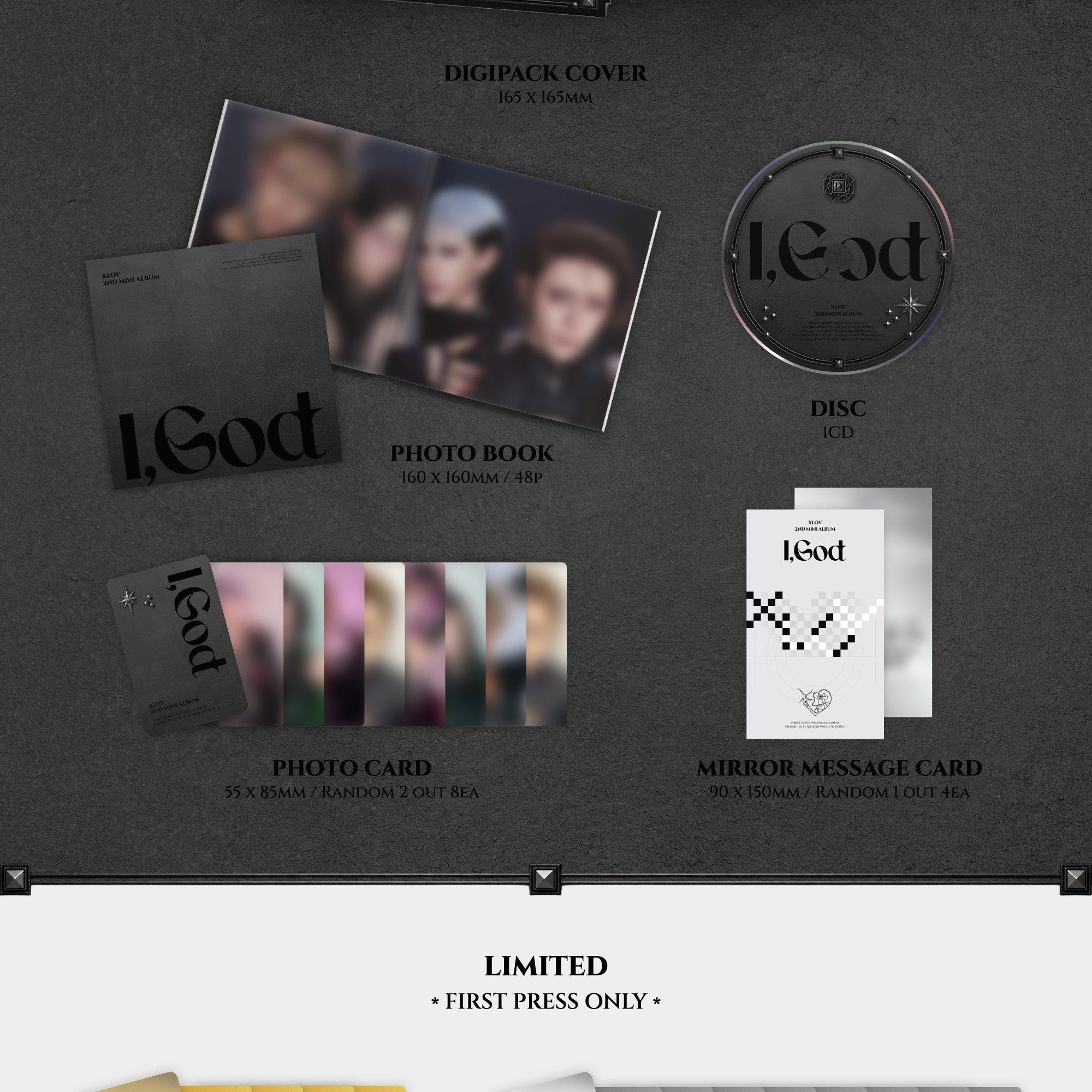 XLOV - 2ND MINI ALBUM [I,God] album — detail 8 of 9