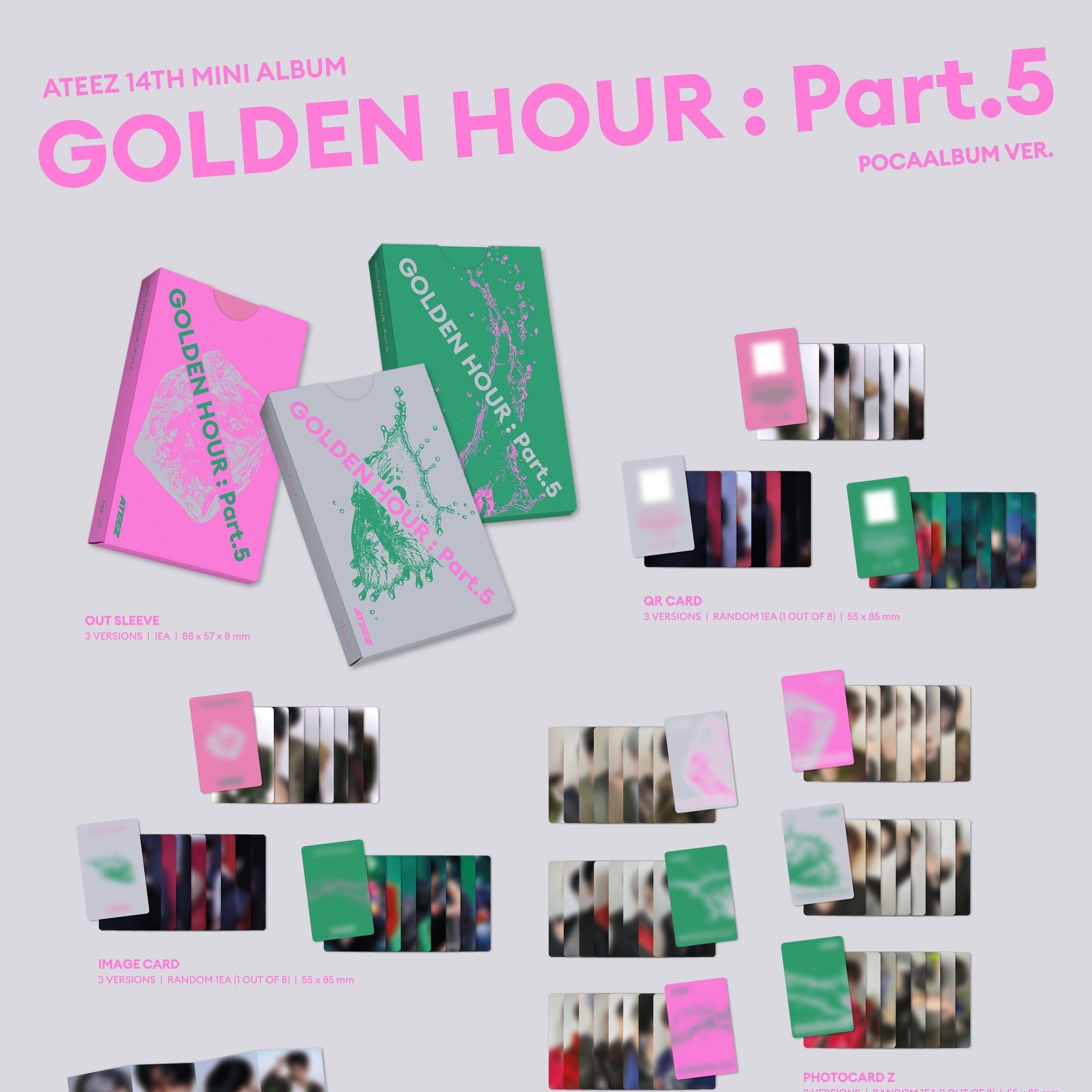 ATEEZ - GOLDEN HOUR : Part.5 (POCAALBUM) album — detail 1 of 2