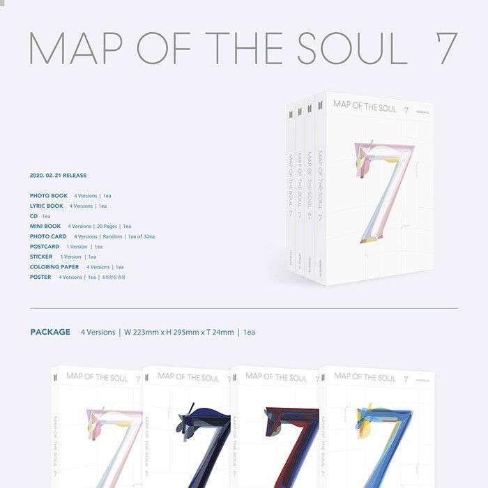 BTS - 4th Album 'MAP OF THE SOUL : 7' (Photobook ver.) album — detail 1 of 8