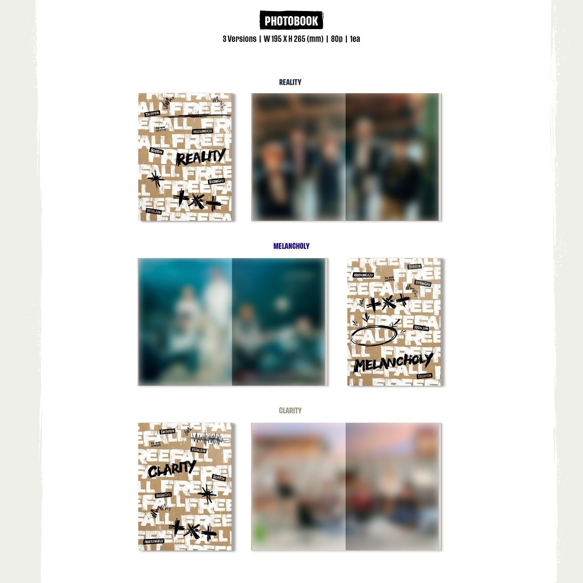 TOMORROW X TOGETHER - 'The Name Chapter: FREEFALL' (Photobook ver.) album — detail 3 of 13
