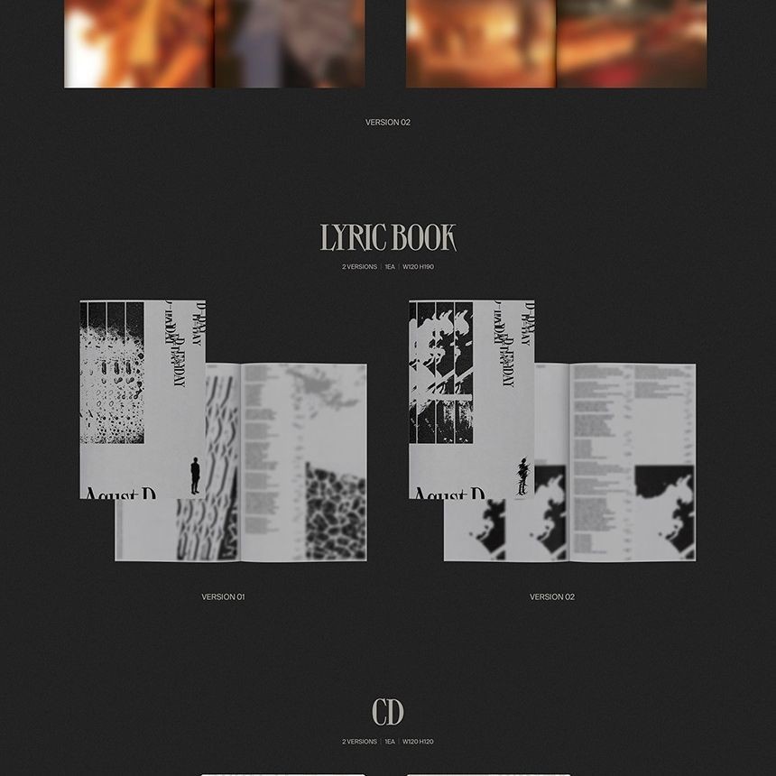 BTS SUGA Agust D - 'D-DAY' (Photobook ver.) album — detail 4 of 8