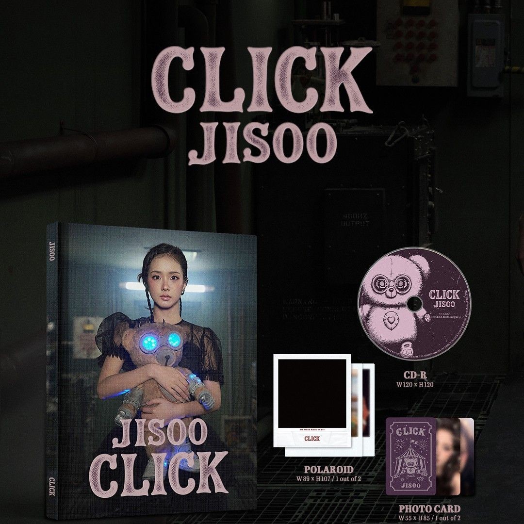 JISOO - Single Album 'CLICK' (PHOTOBOOK ver.) album — detail 1 of 2