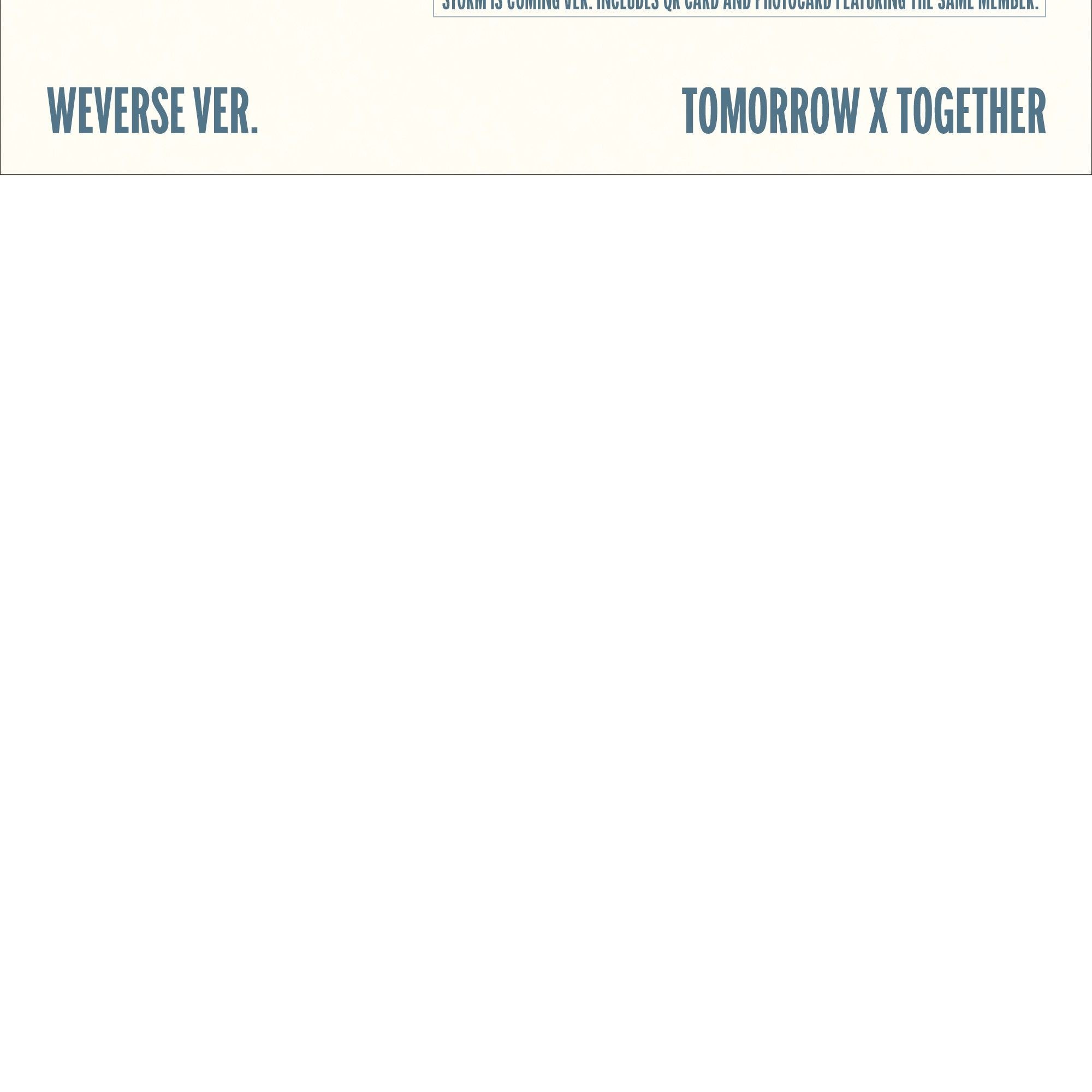 TOMORROW X TOGETHER - 9TH MINI ALBUM [PERFECT STORM] (WEVERSE ALBUMS ver.) album — detail 3 of 3
