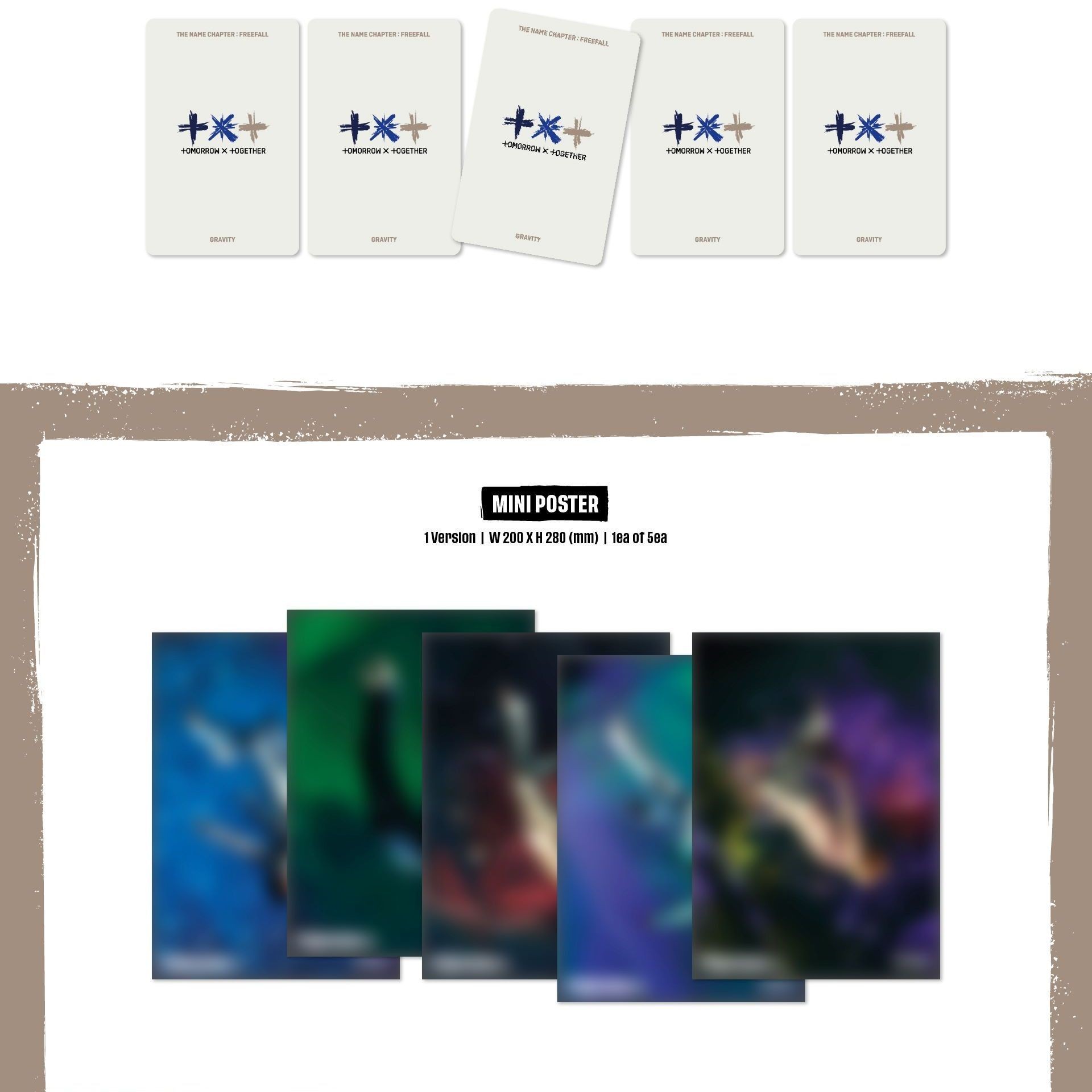 TOMORROW X TOGETHER - 'The Name Chapter: FREEFALL' (GRAVITY ver.) album — detail 5 of 6