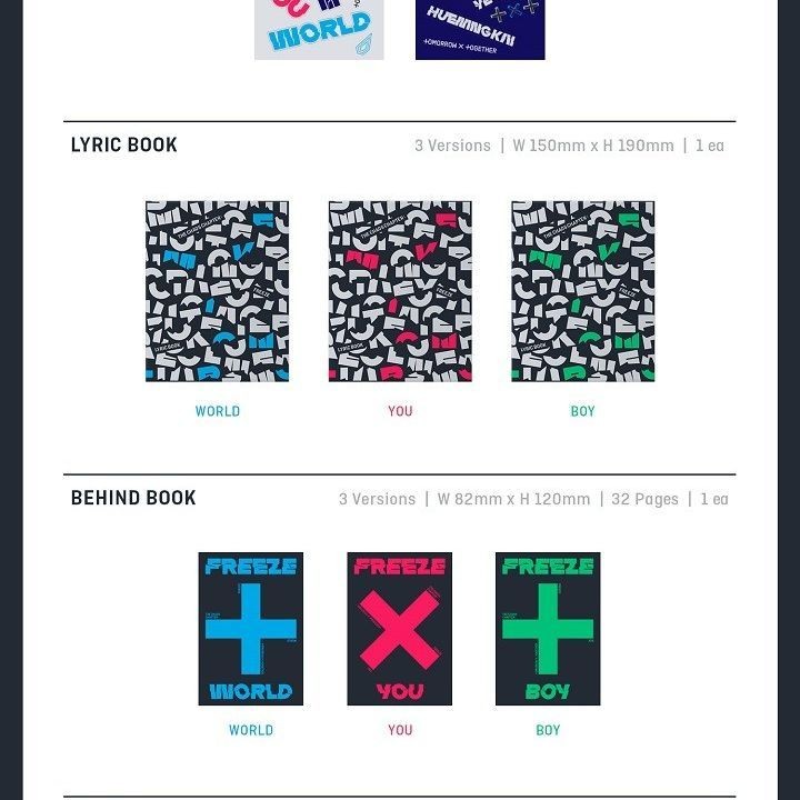 TOMORROW X TOGETHER - 'The Chaos Chapter: FREEZE' (Photobook ver.) album — detail 4 of 8