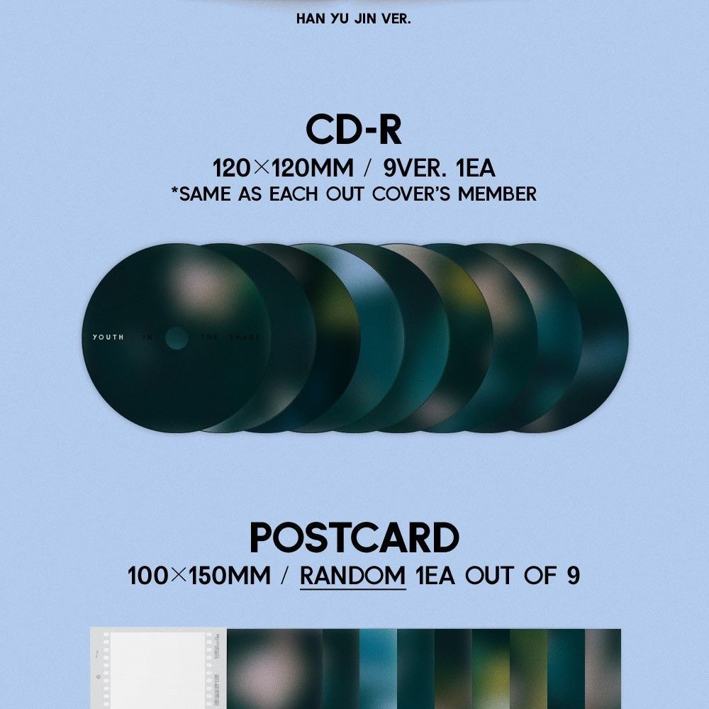ZEROBASEONE - 1ST MINI ALBUM [YOUTH IN THE SHADE] (DIGIPACK ver.) album — detail 9 of 12