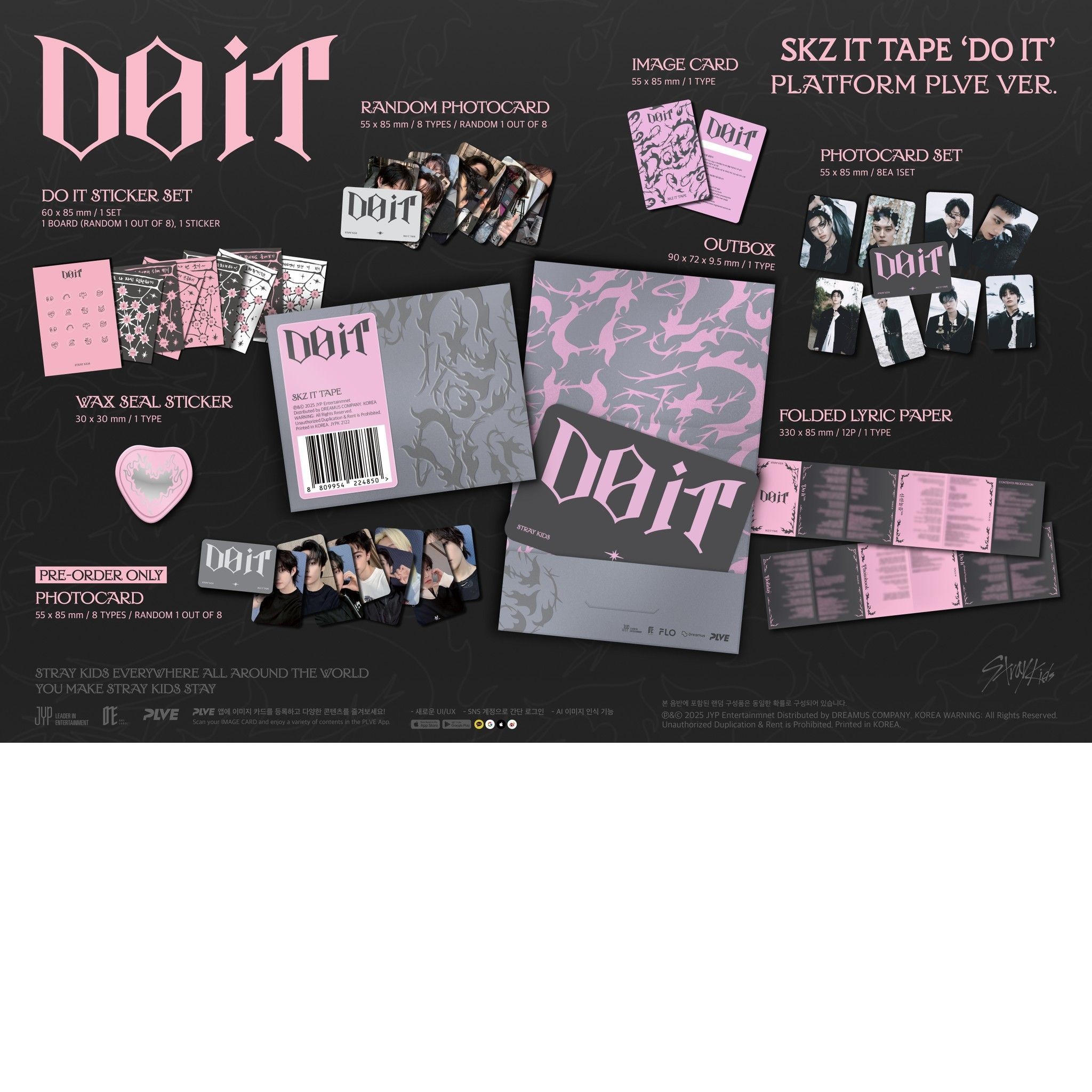 STRAY KIDS - SKZ IT TAPE 'DO IT' (PLATFORM PLVE ver.) album — detail 1 of 1