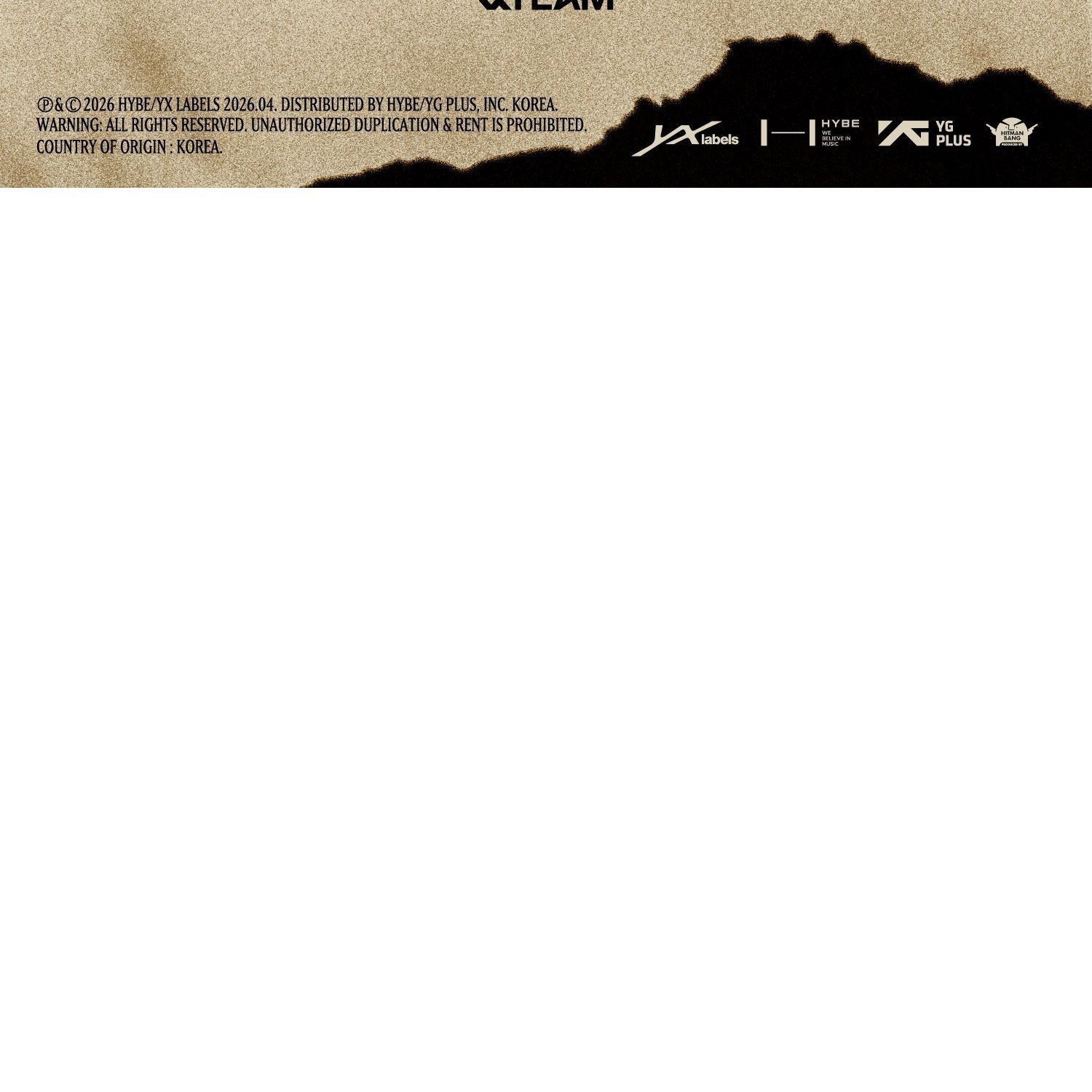 &TEAM - 3rd EP 'We on Fire' (STANDARD EDITION ver.) album — detail 4 of 4