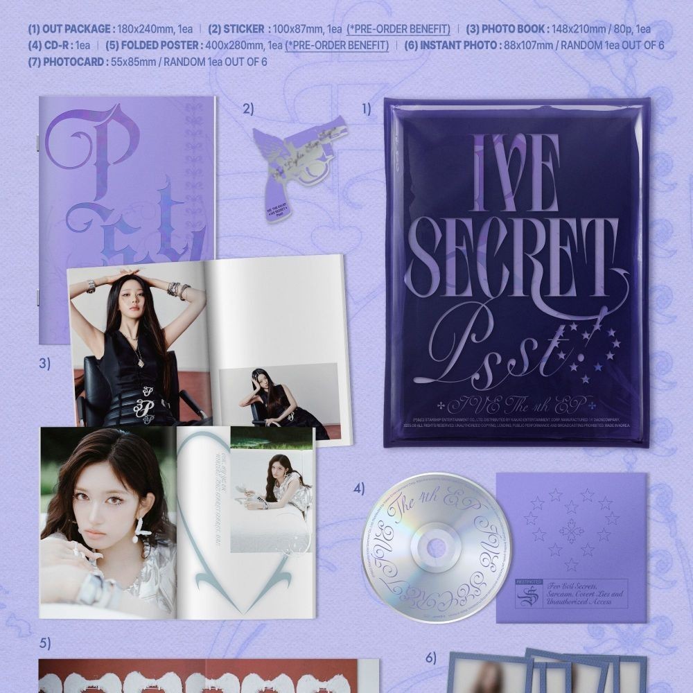 IVE - 4th EP 'IVE SECRET' (Photobook ver.) album — detail 5 of 6