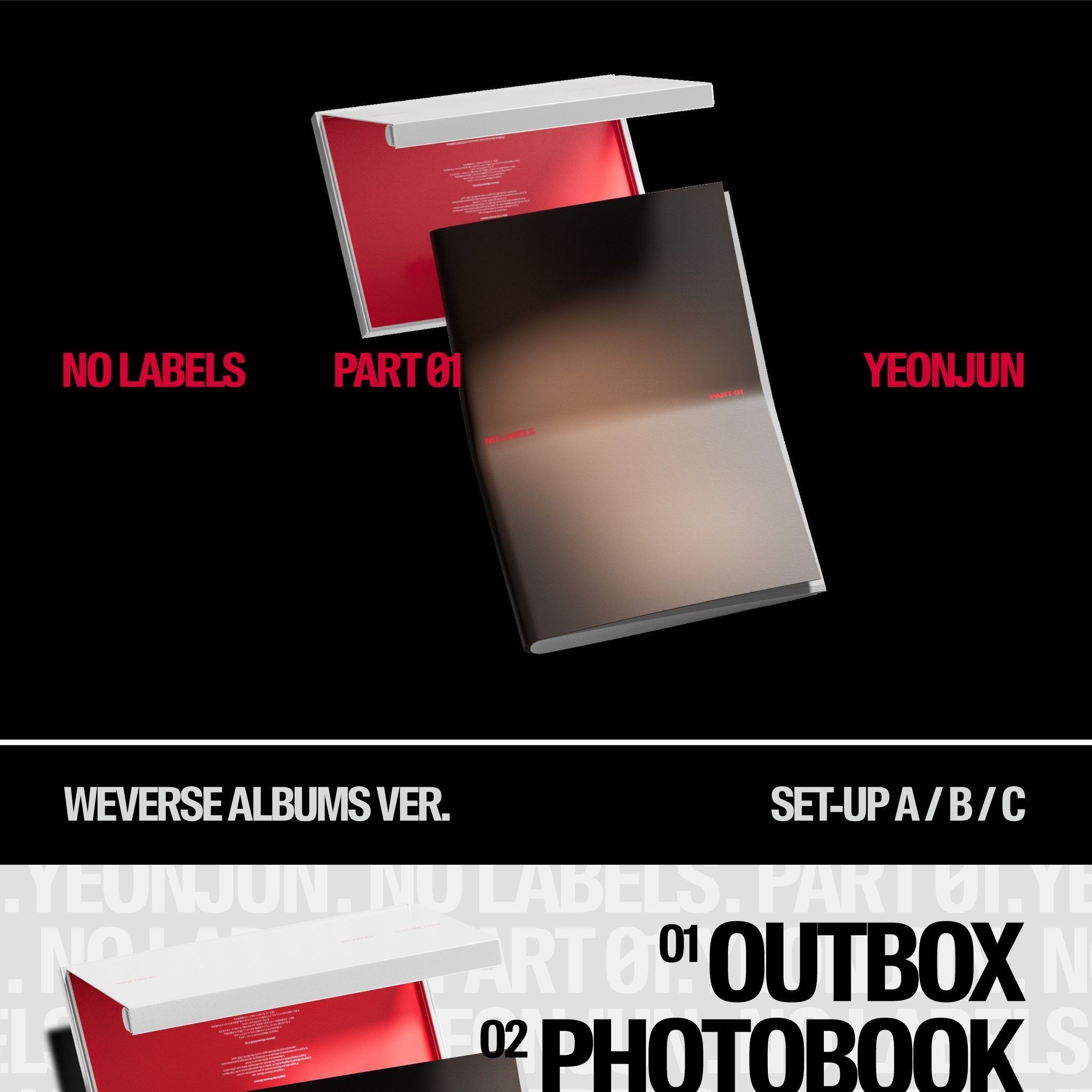 YEONJUN - 1ST MINI ALBUM [NO LABELS: PART 01] (WEVERSE ALBUMS ver.) album — detail 1 of 3
