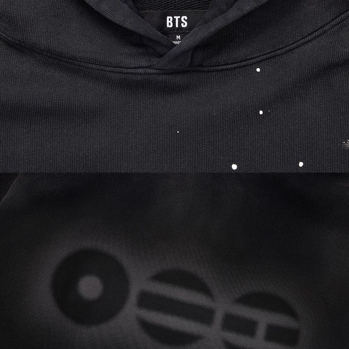 BTS - WORLD TOUR 'ARIRANG' Hoodie (Black) merchandise — detail 8 of 27