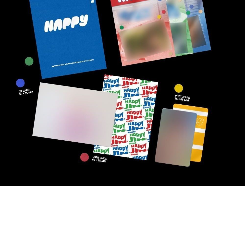 BTS JIN - 'Happy' (Weverse Albums ver.) album — detail 4 of 4