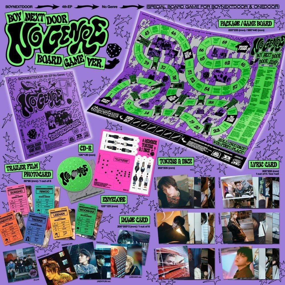 BOYNEXTDOOR - 4th EP 'No Genre' (Board Game ver.) album — detail 1 of 1