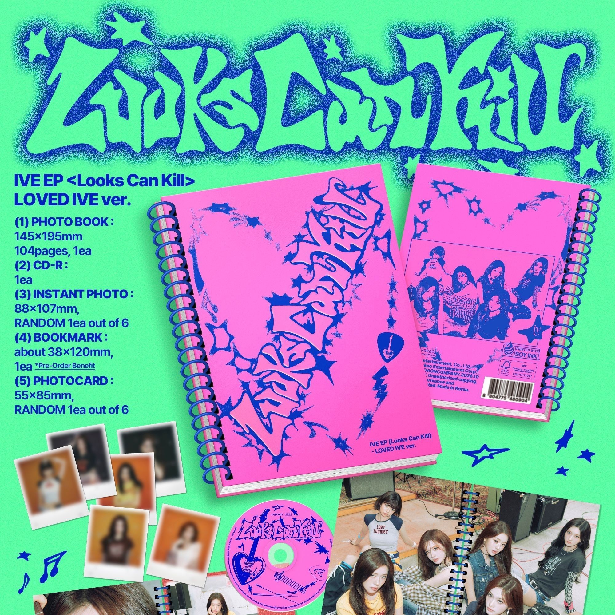 IVE - EP 'Looks Can Kill' (LOVED IVE ver. Limited Edition) album — detail 1 of 2