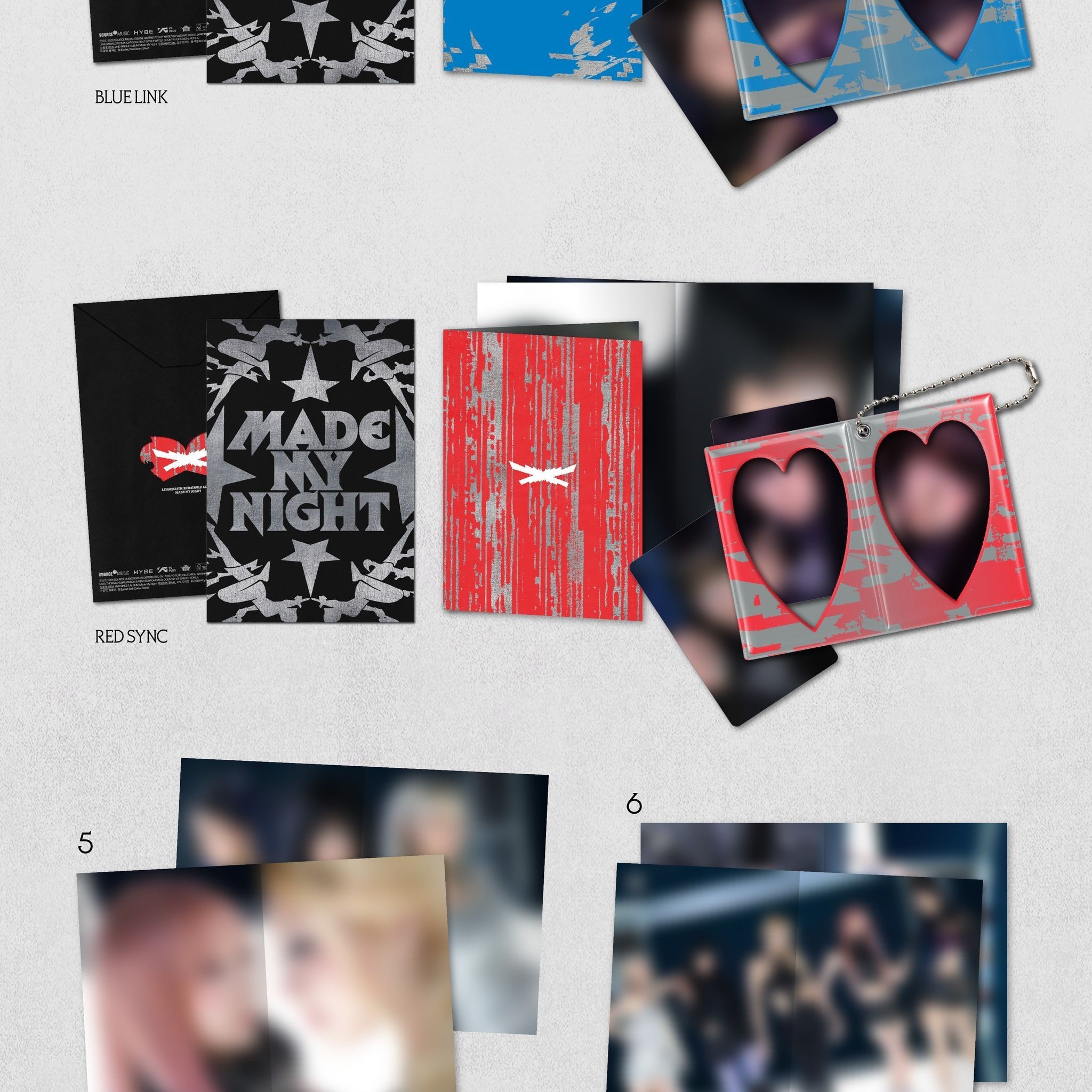 LE SSERAFIM - 2nd Single Album 'Made My Night' (COMPACT ver.) album — detail 4 of 5