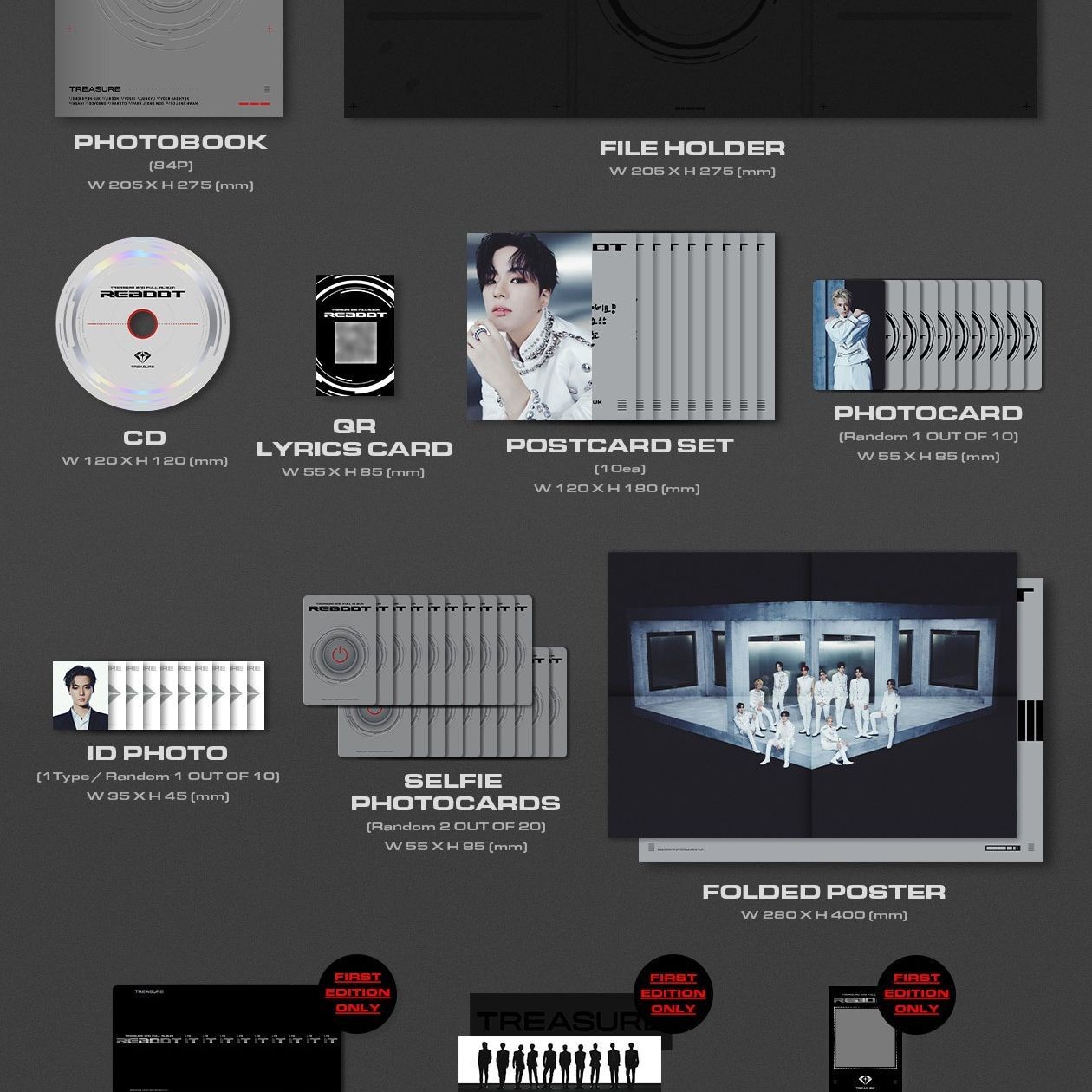 TREASURE - 2nd Full Album 'REBOOT' (Photobook ver.) album — detail 5 of 9