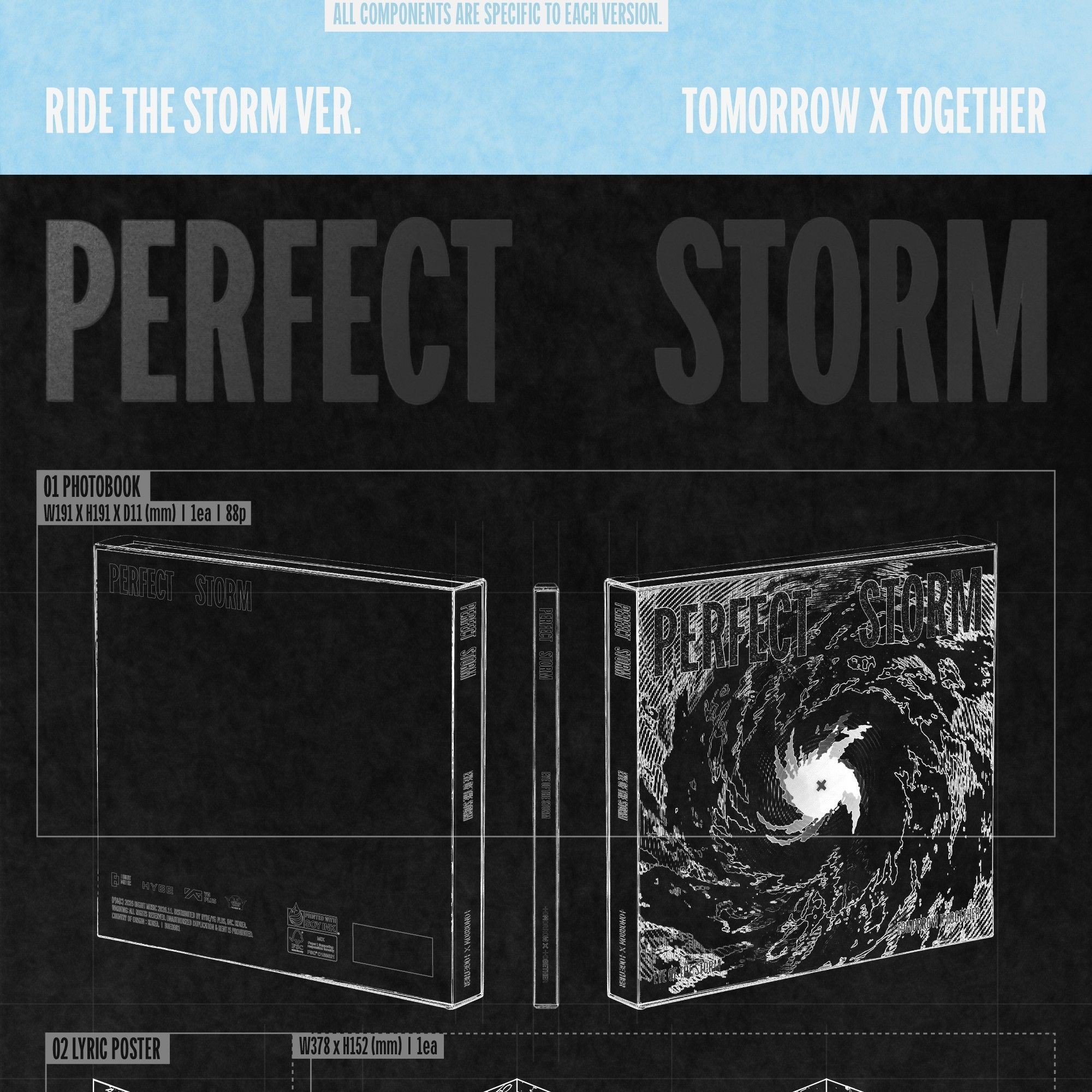 TOMORROW X TOGETHER - 9TH MINI ALBUM [PERFECT STORM] (PHOTOBOOK ver.) album — detail 3 of 7