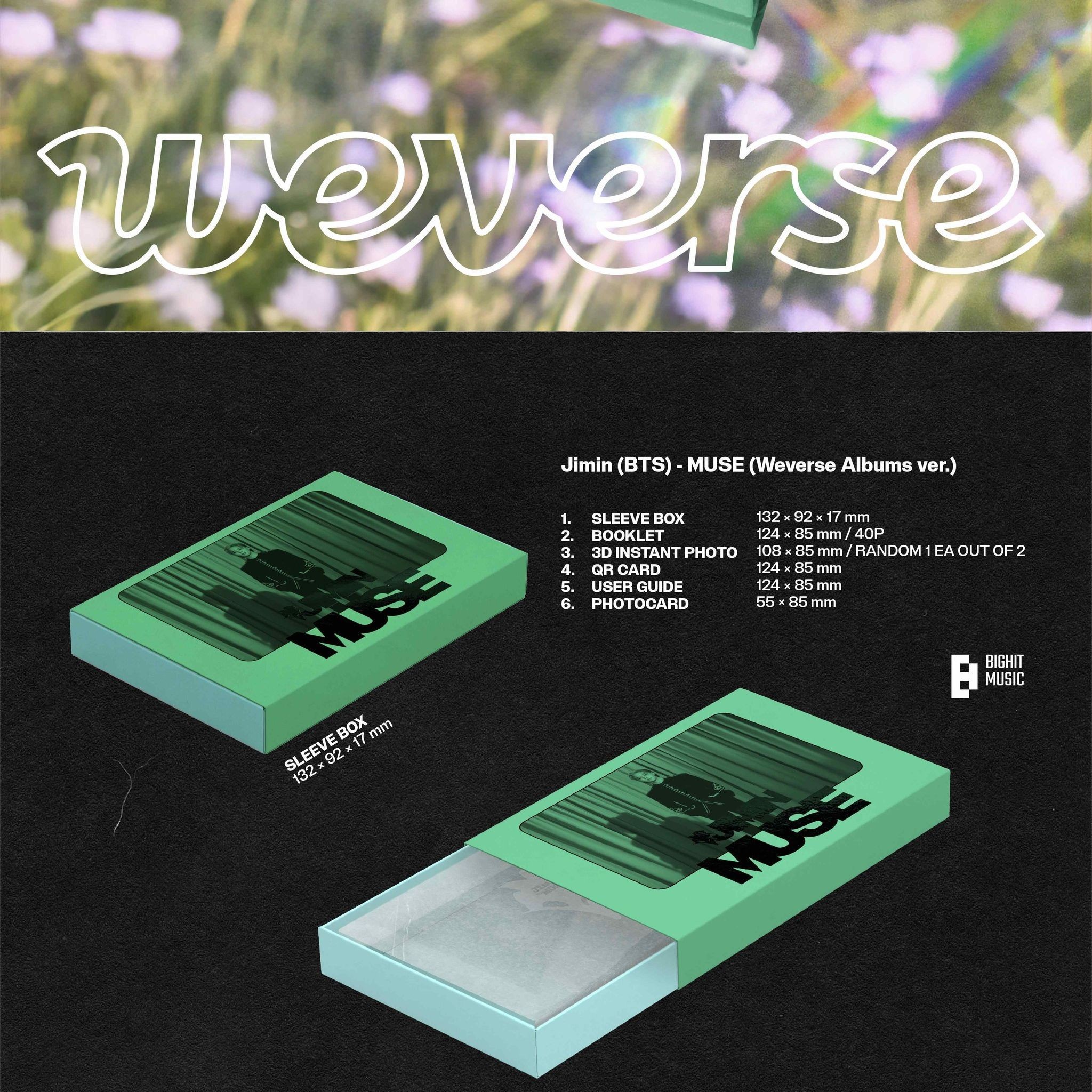 BTS JIMIN - 'MUSE' (Weverse Albums ver.) album — detail 2 of 4