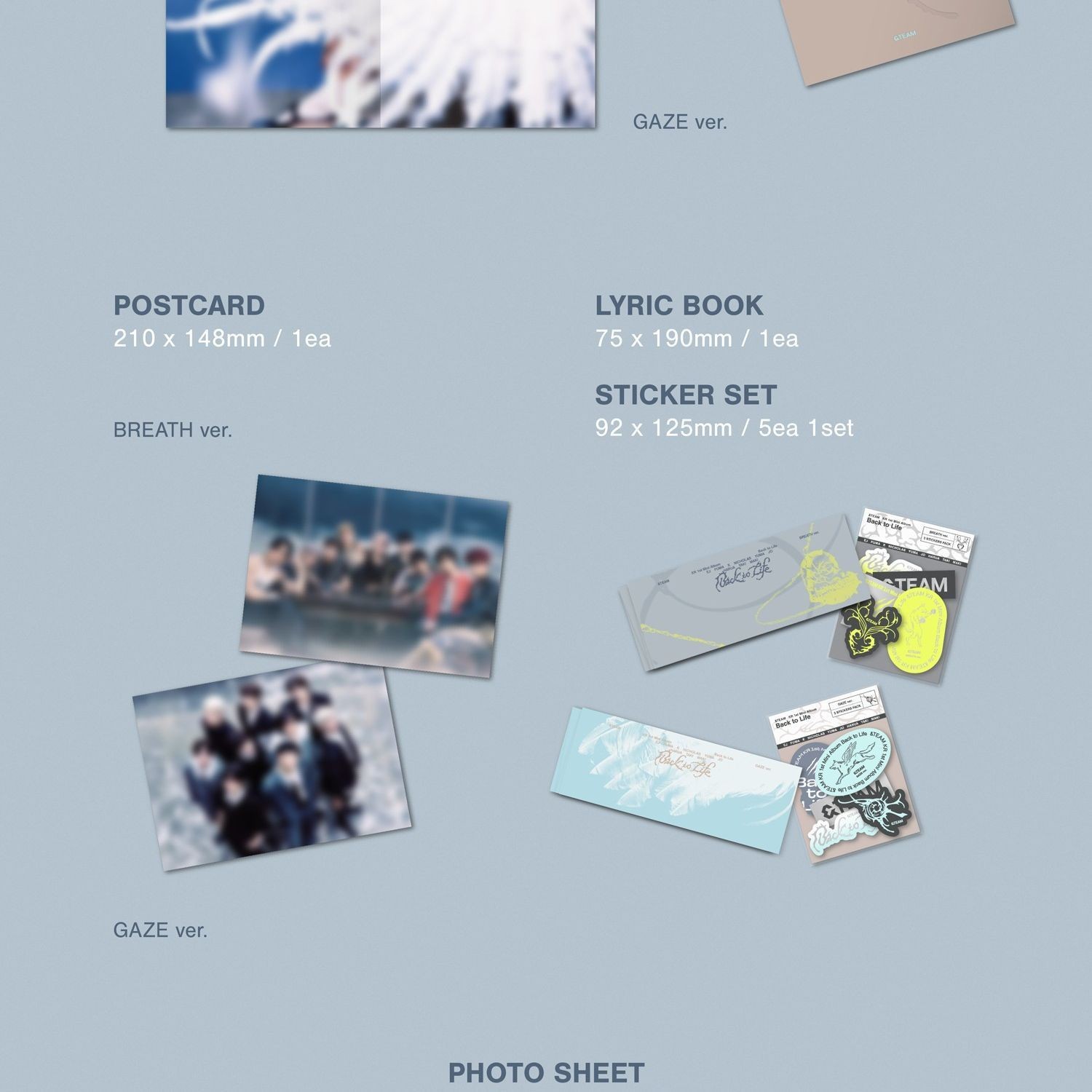 &TEAM - KR 1st Mini Album 'Back to Life' (Photobook ver.) album — detail 4 of 6