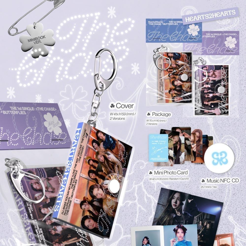 HEARTS2HEARTS - 1st Single Album 'The Chase' (Minibook ver.) album — detail 1 of 2