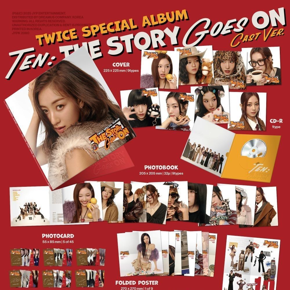 트와이스 TWICE : TEN: The Story Goes On(Cast Ver.) album — detail 1 of 2