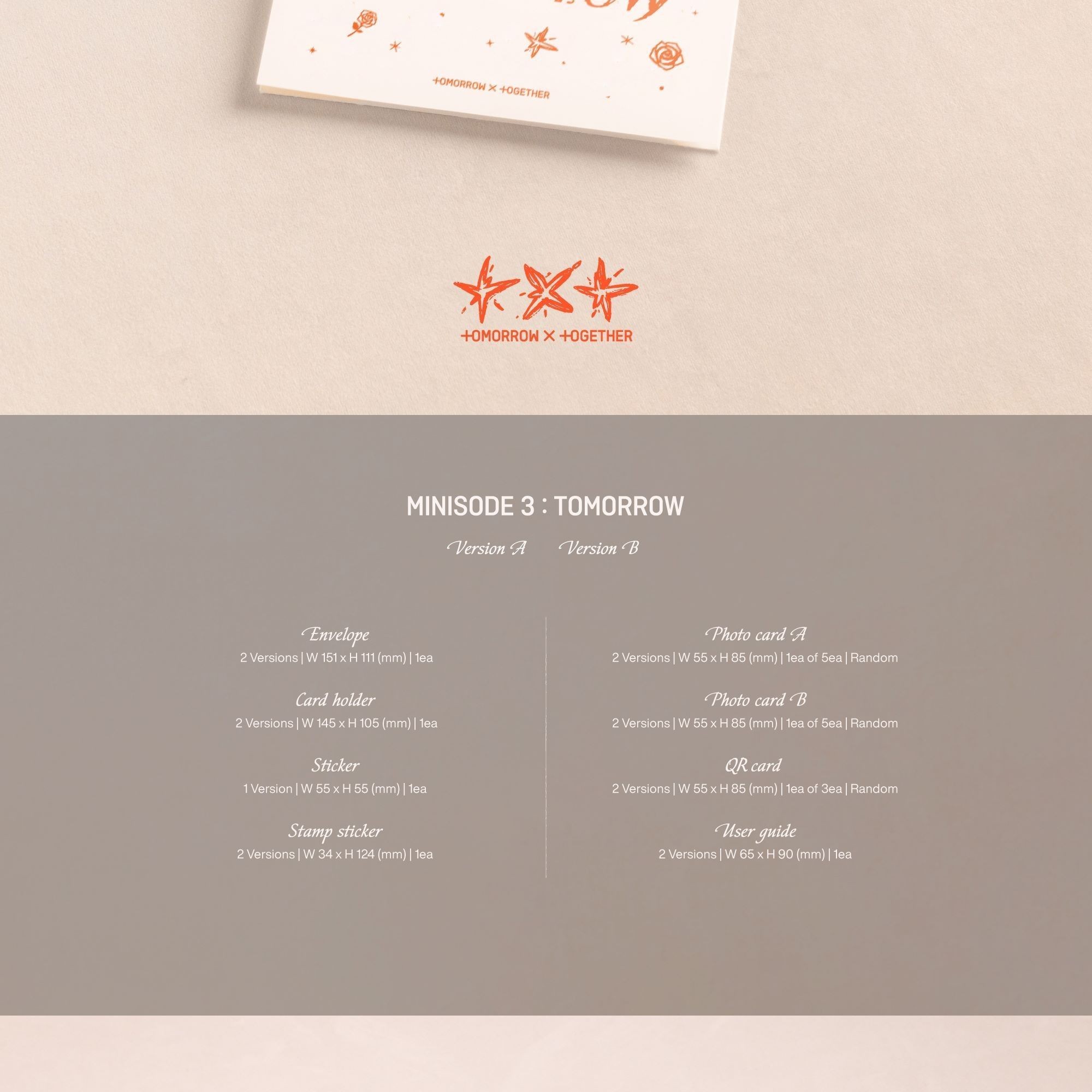 TOMORROW X TOGETHER - 'minisode 3: TOMORROW' (Weverse Albums ver.) album — detail 2 of 8