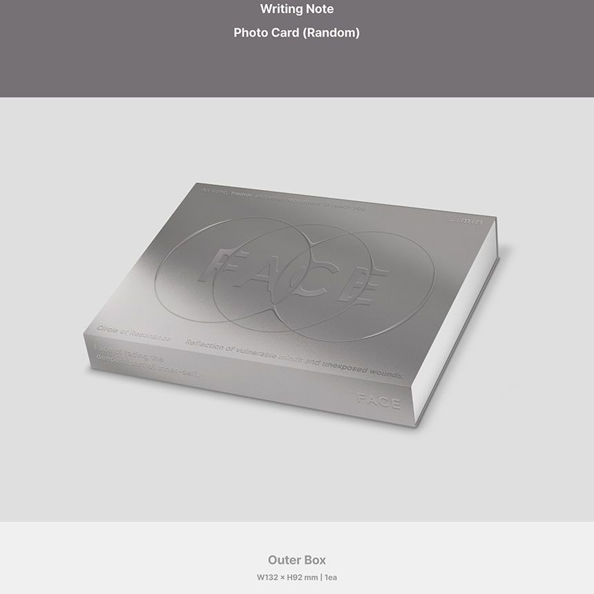 BTS JIMIN - 'FACE' (Weverse Albums ver.) album — detail 2 of 9