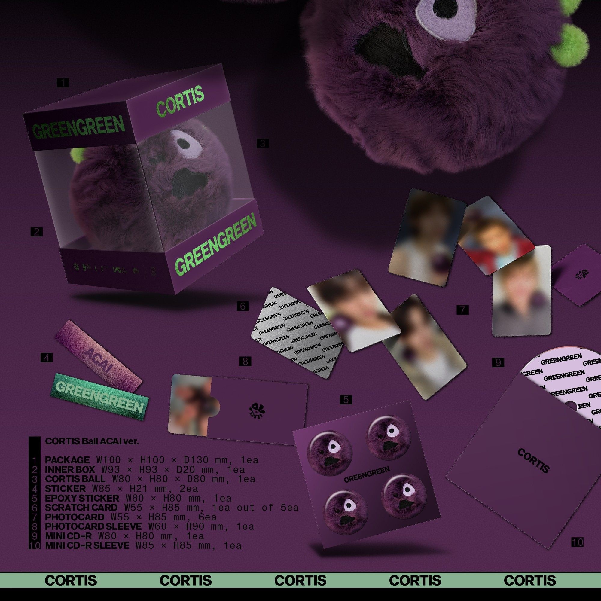 CORTIS - 2ND EP [GREENGREEN] (CORTIS BALL ver.) album — detail 8 of 9