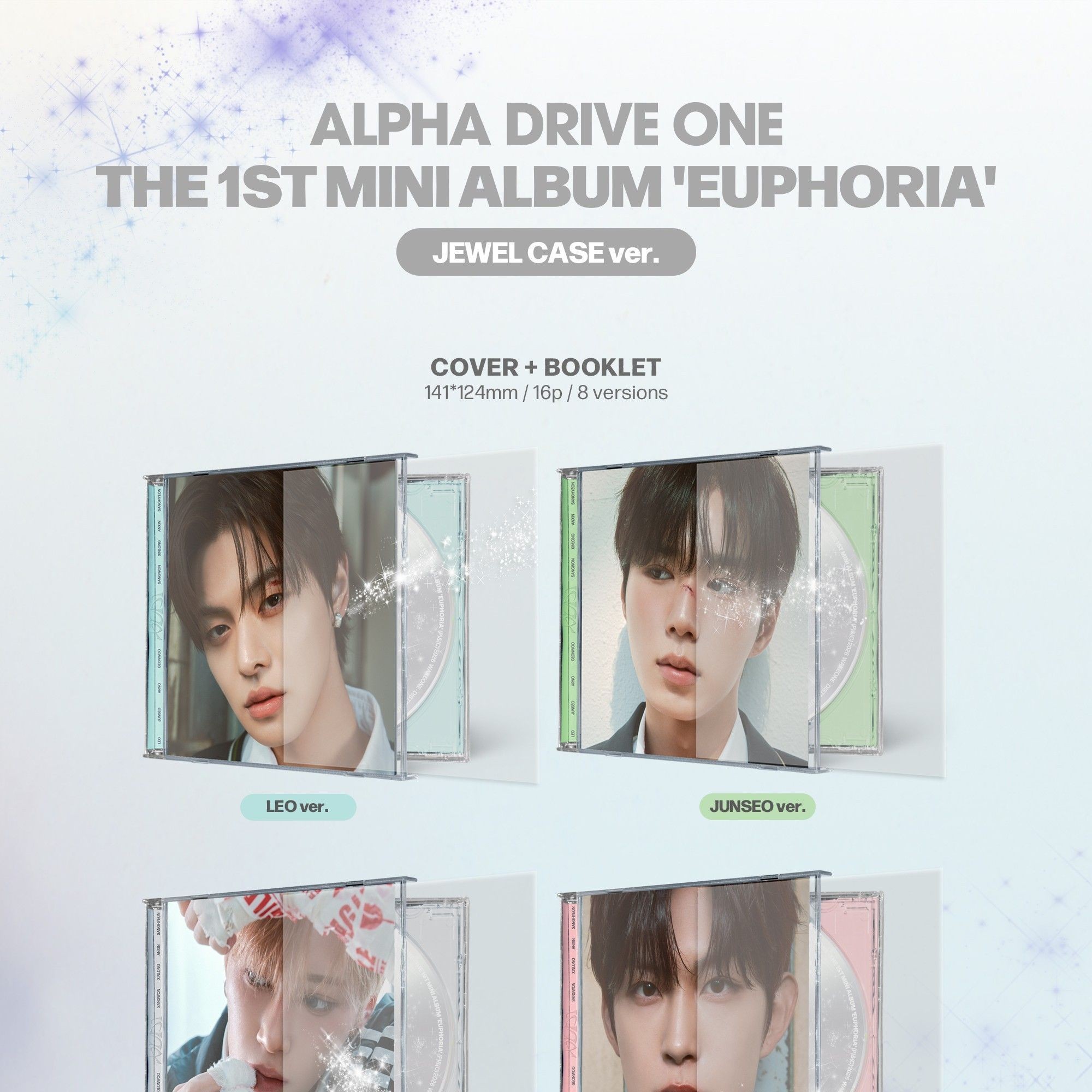 ALPHA DRIVE ONE (알파드라이브원) THE 1ST MINI ALBUM 'EUPHORIA'_JEWEL CASE ver. album — detail 1 of 4