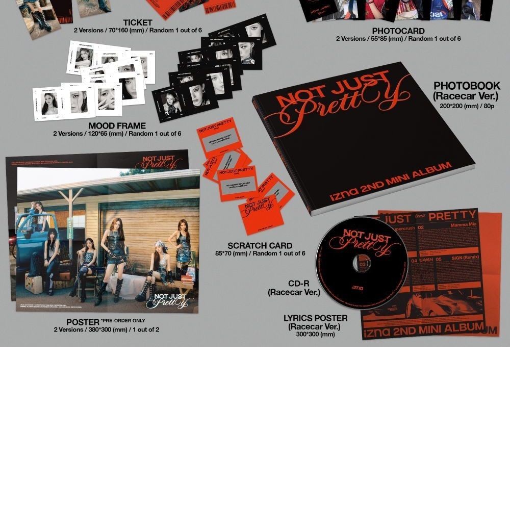 IZNA - 2ND MINI ALBUM [NOT JUST PRETTY] (PHOTOBOOK ver.) album — detail 2 of 2
