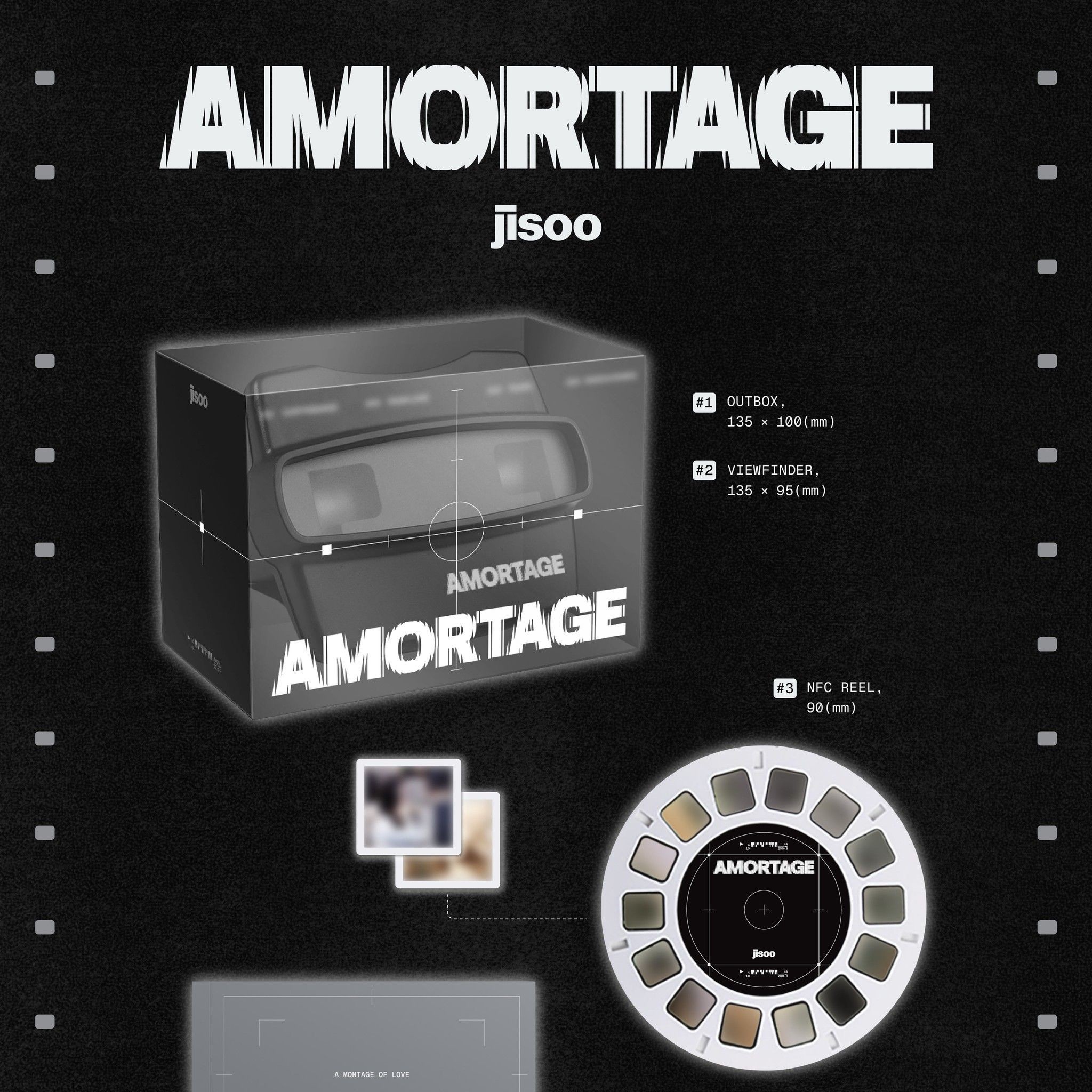 JISOO - JISOO Mini Album [AMORTAGE] REELS Ver album — detail 1 of 2