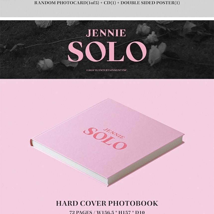 JENNIE - 1st Single Album 'SOLO' (PHOTOBOOK ver.) album — detail 2 of 4