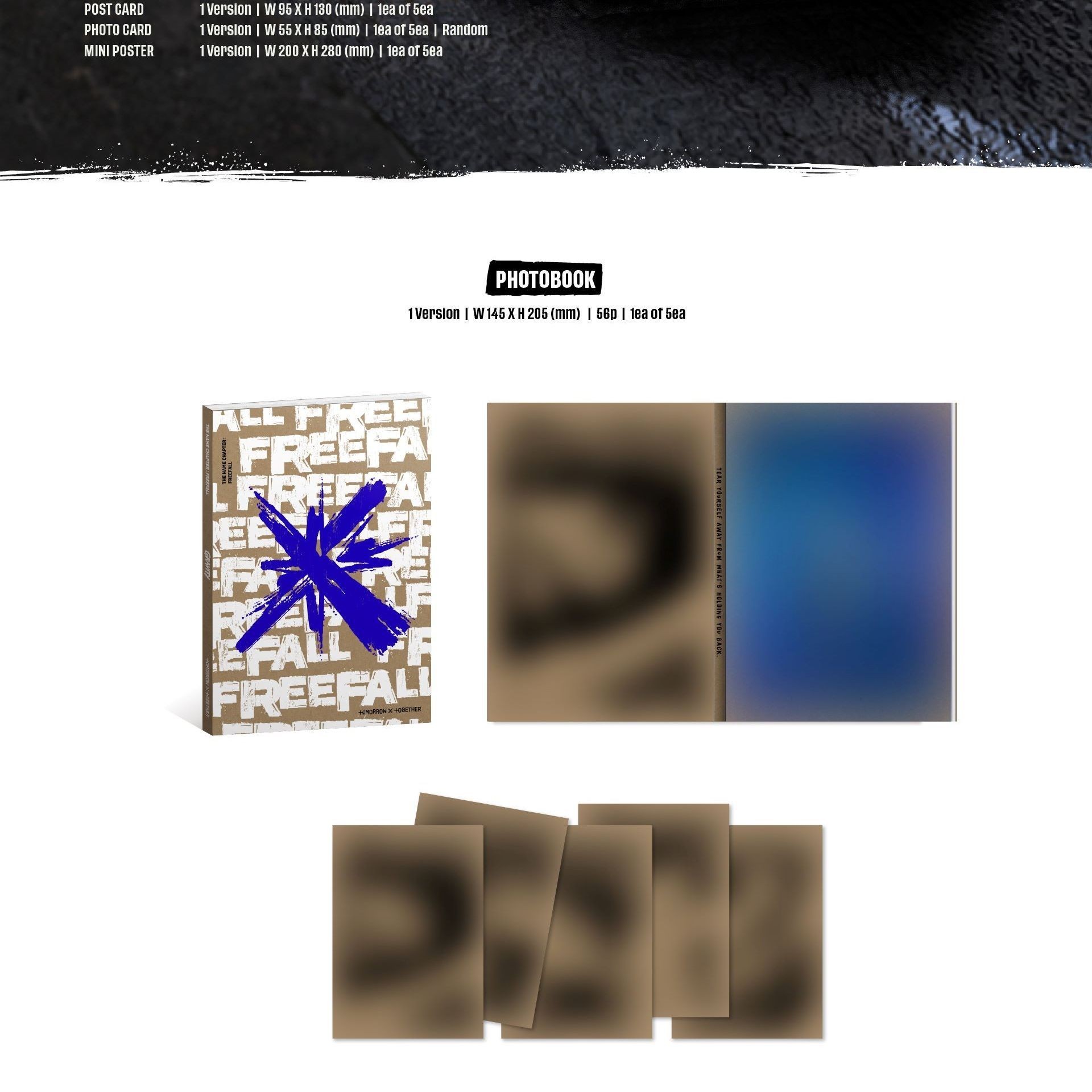 TOMORROW X TOGETHER - 'The Name Chapter: FREEFALL' (GRAVITY ver.) album — detail 2 of 6