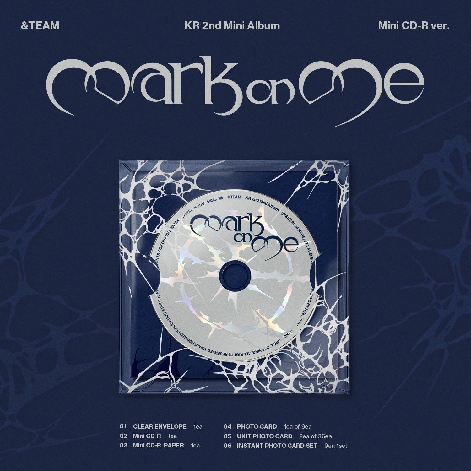 &TEAM - KR 2nd Mini Album 'Mark on Me' (Mini CD-R ver.) album — detail 1 of 4