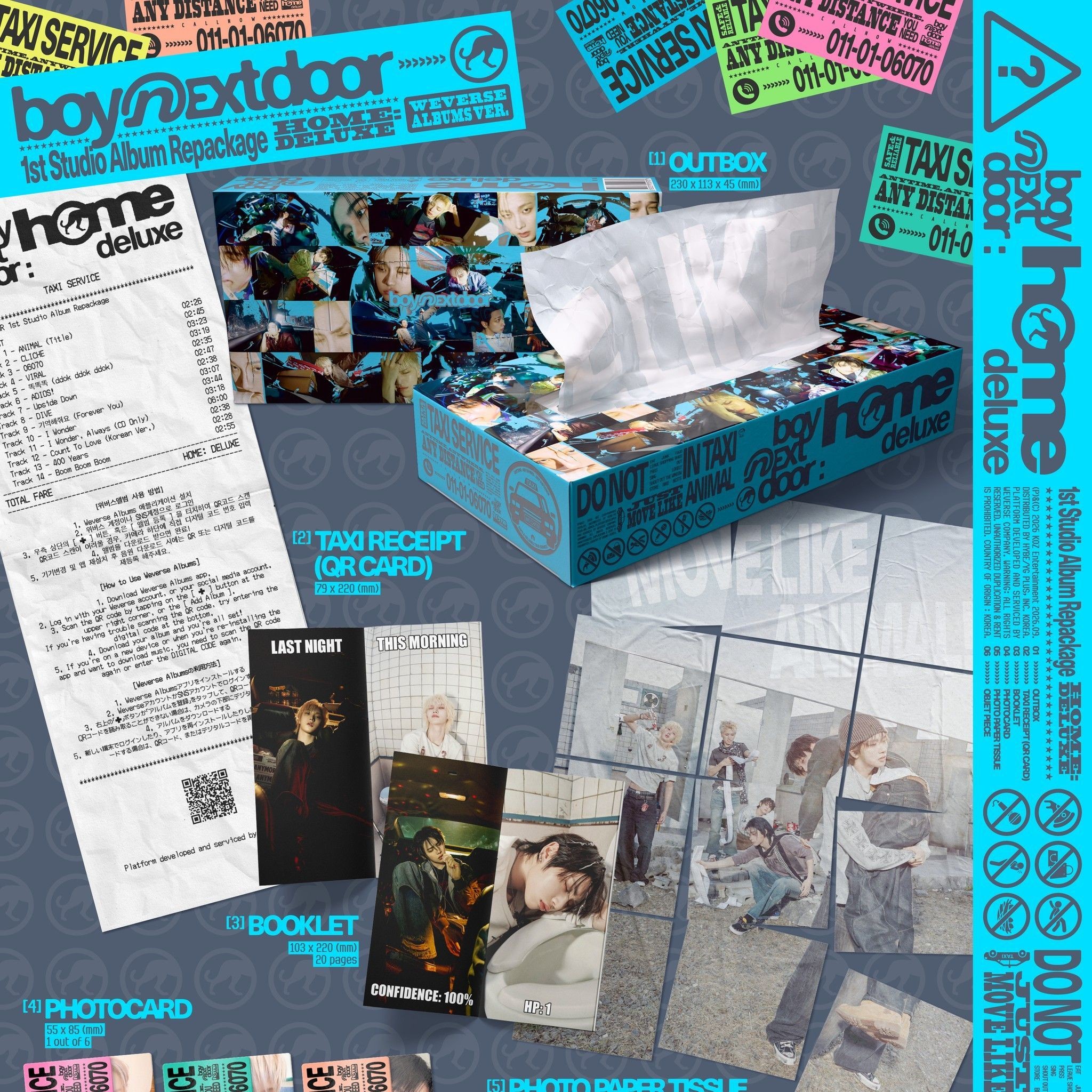 BOYNEXTDOOR - 1st Studio Album Repackage 'HOME: DELUXE' (Weverse Albums ver.) album — detail 1 of 2