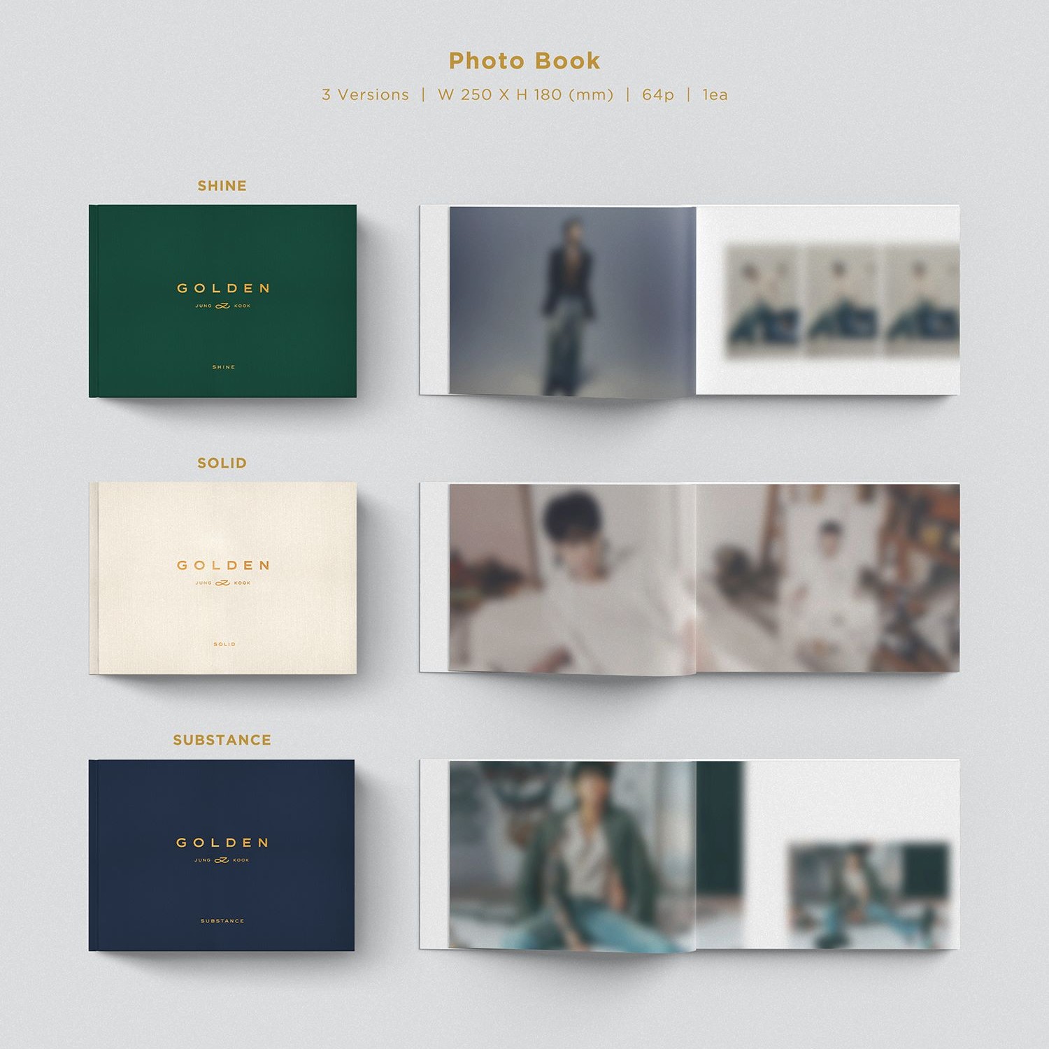 BTS JUNGKOOK - 'GOLDEN' (Photobook ver.) album — detail 4 of 11