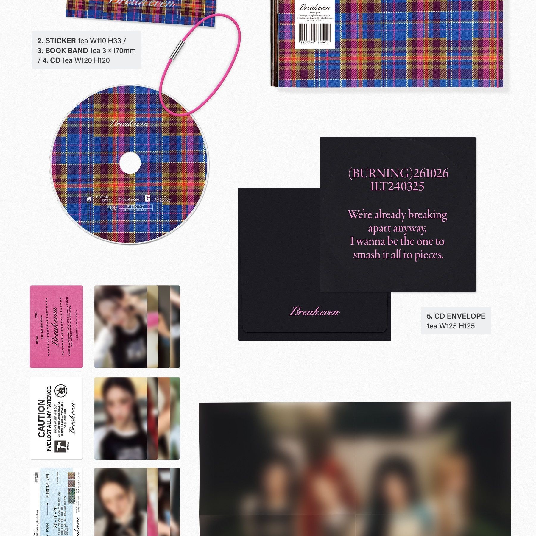 ILLIT BREAK EVEN (BURNING Ver. / QUIET Ver. / MAD Ver.) album — detail 3 of 12