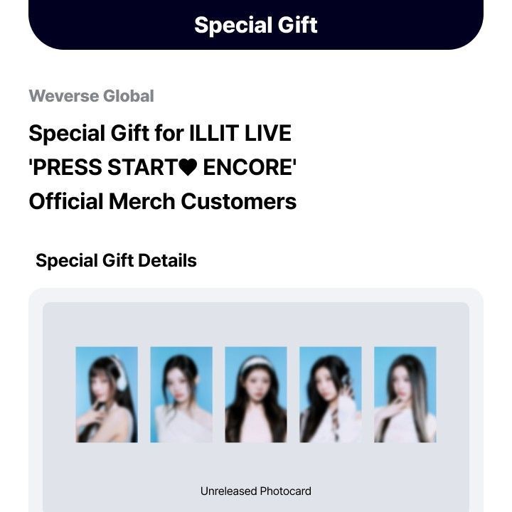 ILLIT — PRESS START ENCORE MD Image Picket merchandise — detail 16 of 19