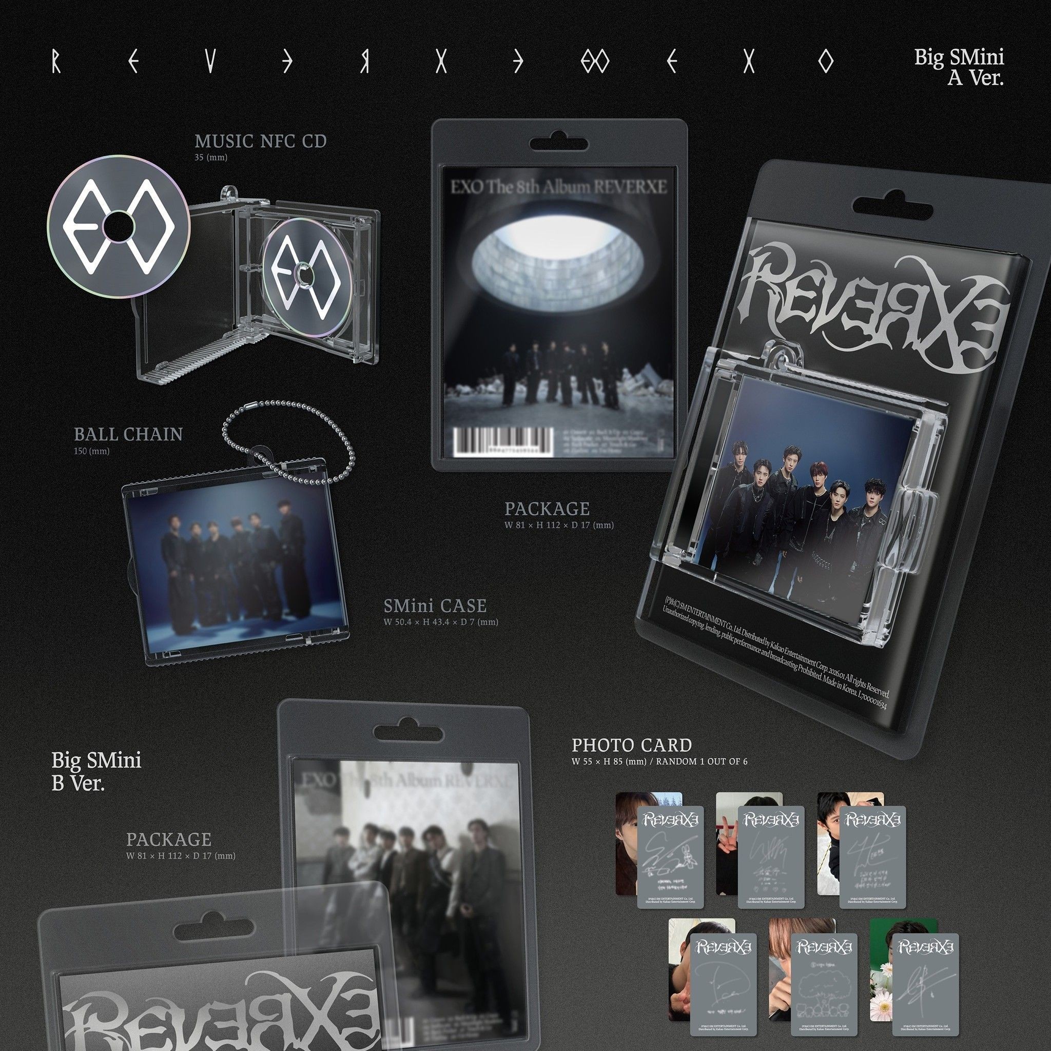 EXO - 8TH FULL ALBUM [REVERXE] (BIG SMini ver.) album — detail 1 of 2