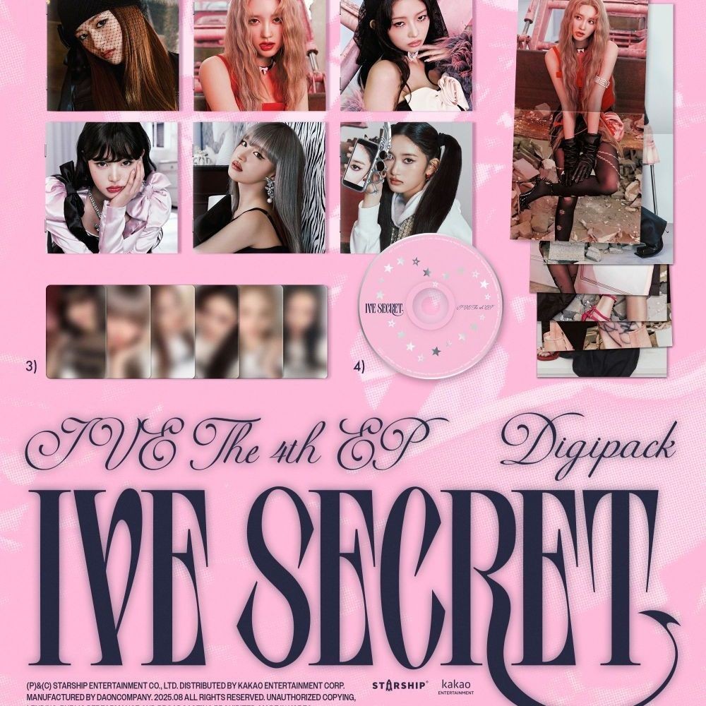 IVE - 4th EP 'IVE SECRET' (Digipack ver.) album — detail 2 of 3