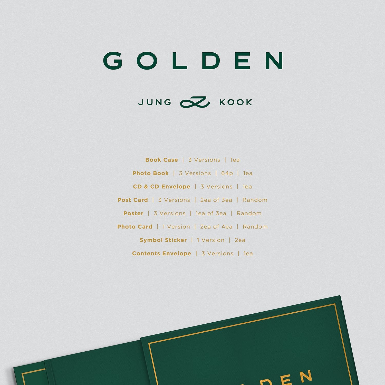 BTS JUNGKOOK - 'GOLDEN' (Photobook ver.) album — detail 1 of 11