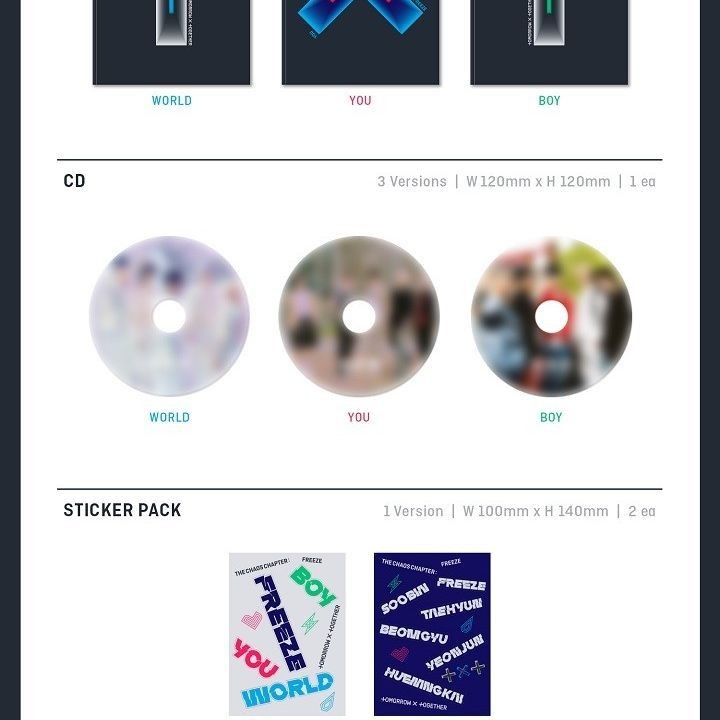 TOMORROW X TOGETHER - 'The Chaos Chapter: FREEZE' (Photobook ver.) album — detail 3 of 8