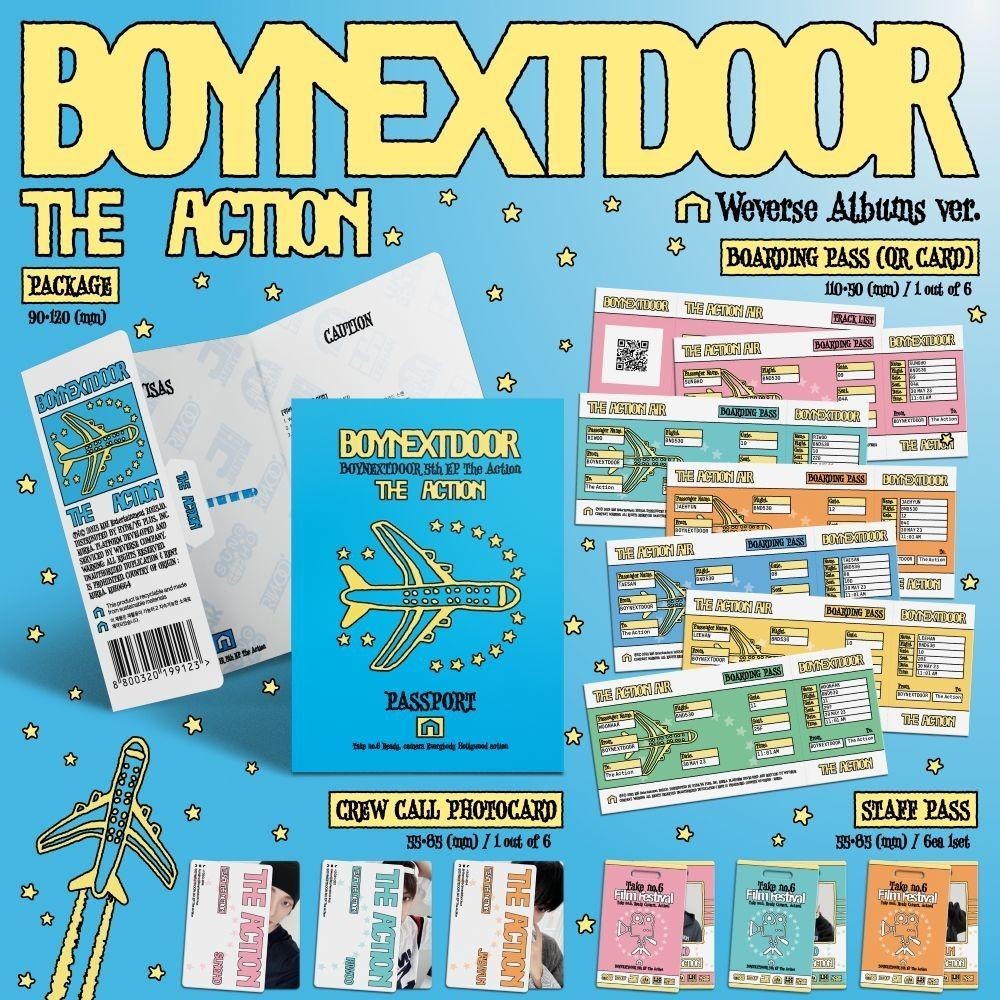BOYNEXTDOOR - 5th EP 'The Action' (Weverse Albums ver.) album — detail 1 of 2