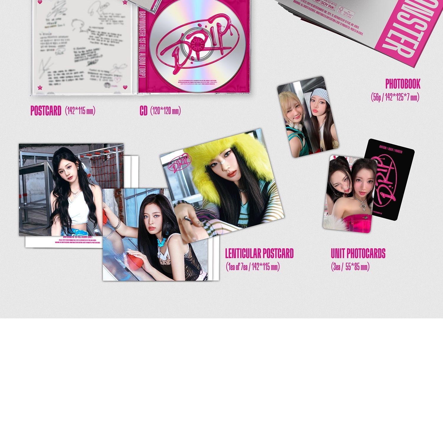 BABYMONSTER 1ST FULL ALBUM [DRIP] JEWEL CASE Ver. album — detail 2 of 2