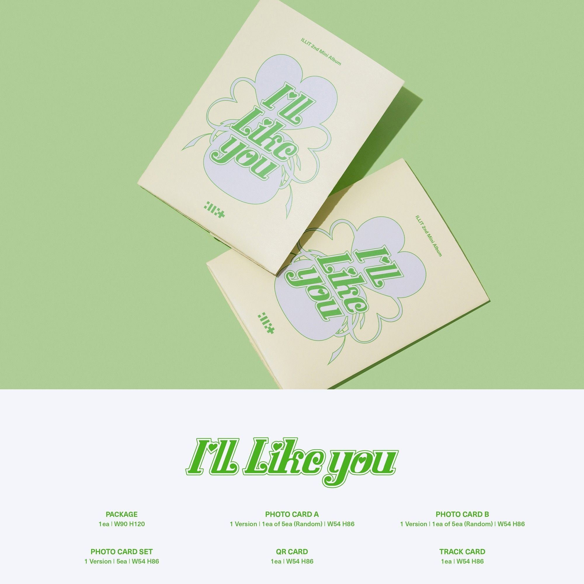 ILLIT - 2nd Mini Album 'I'LL LIKE YOU' (Weverse Albums ver.) album — detail 1 of 6