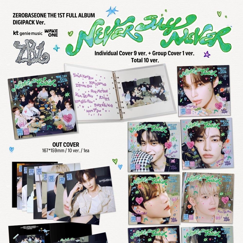 ZEROBASEONE - 1ST FULL ALBUM [NEVER SAY NEVER] (DIGIPACK ver.) album — detail 1 of 4
