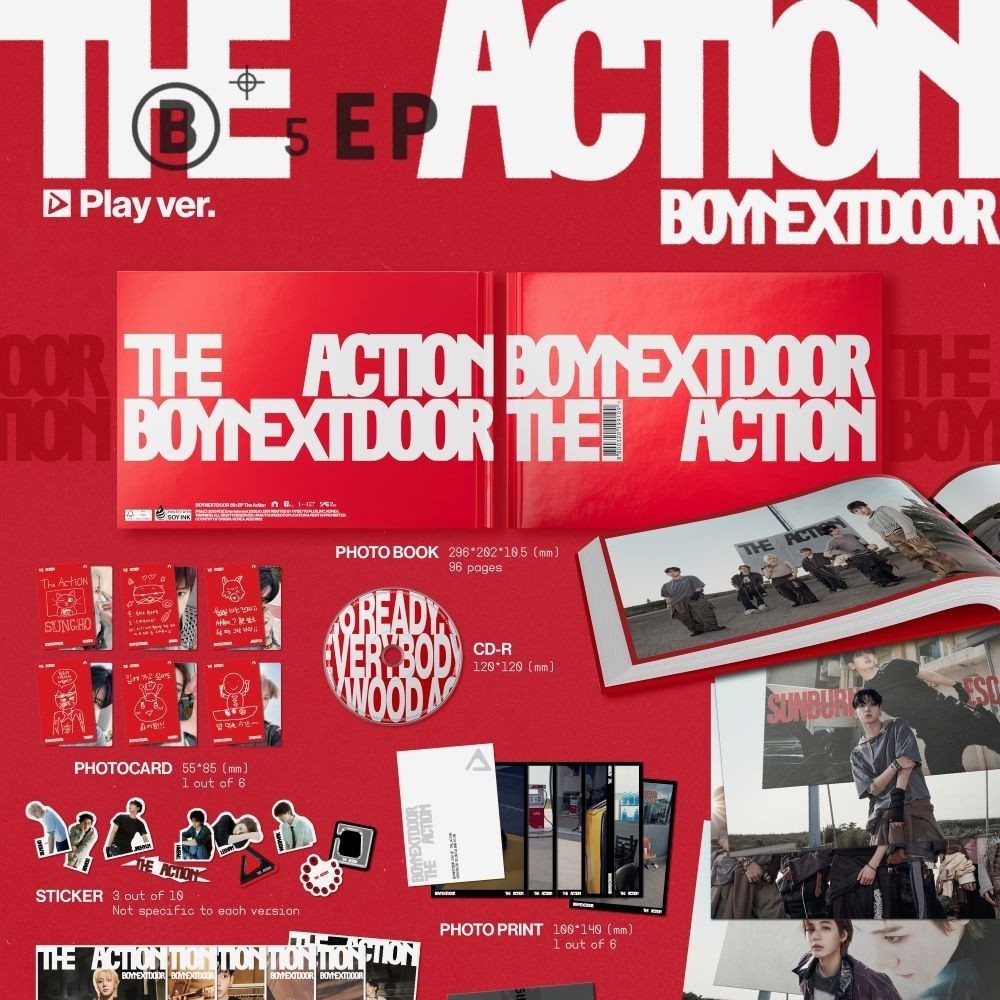 BOYNEXTDOOR - 5th EP 'The Action' (Photobook ver.) album — detail 1 of 4
