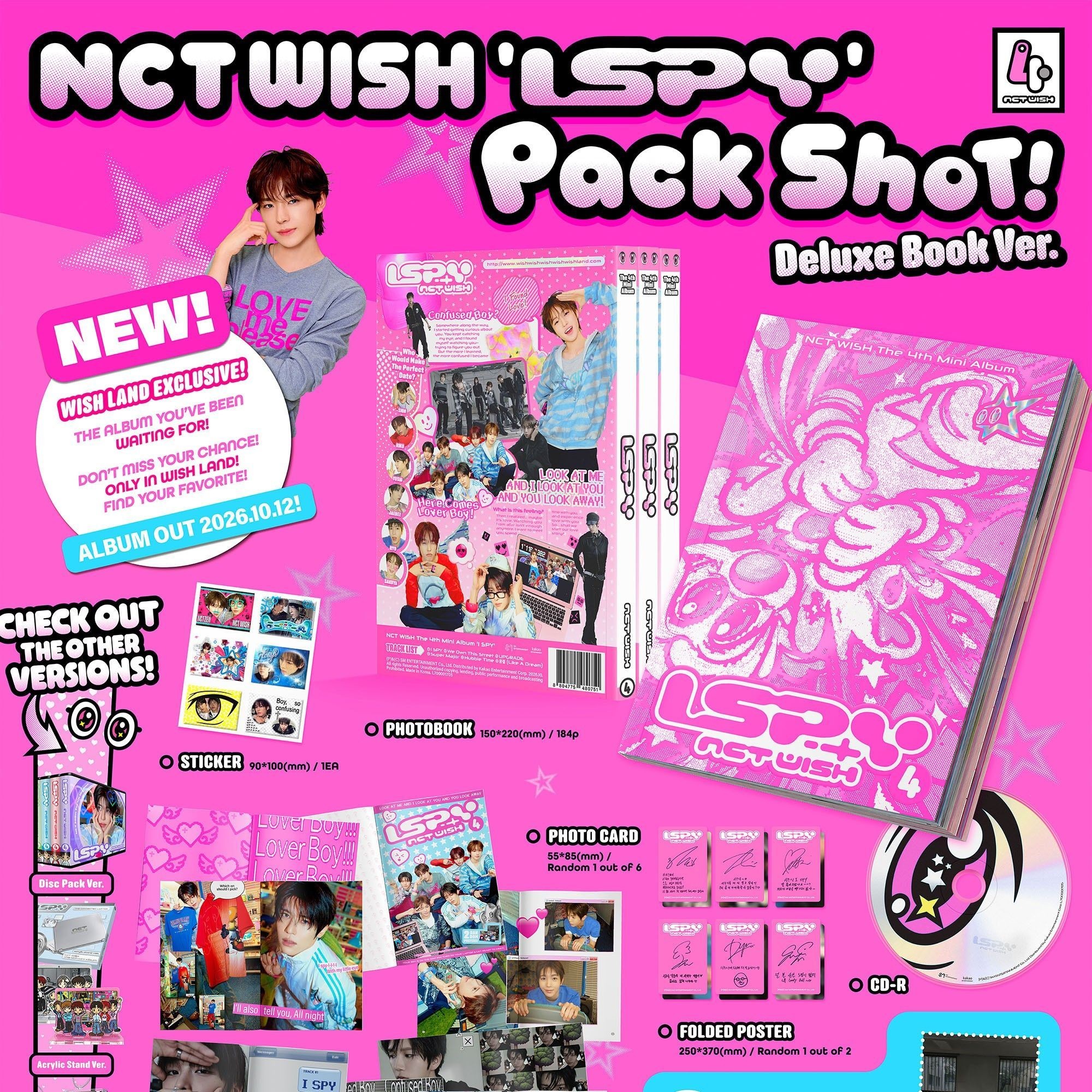 NCT WISH - 4th Mini Album 'I SPY' (Deluxe Book ver.) album — detail 1 of 2